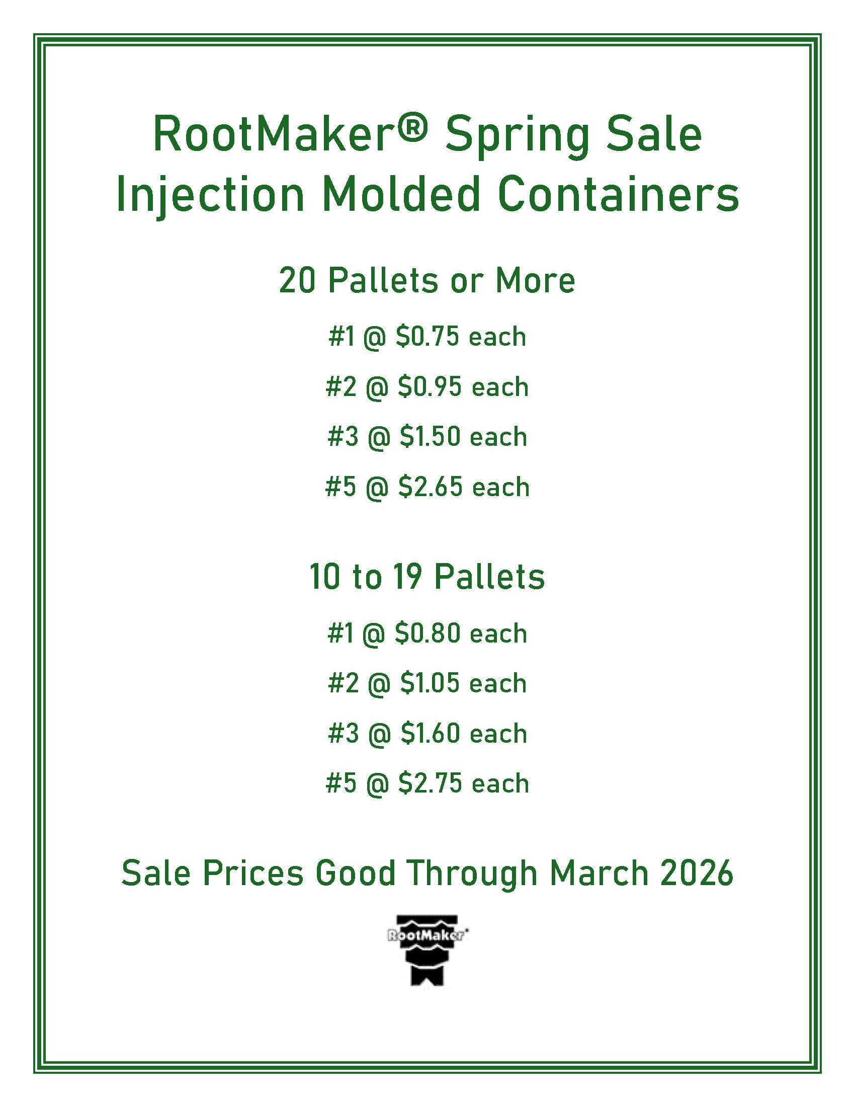 RootMaker Spring Sale 143