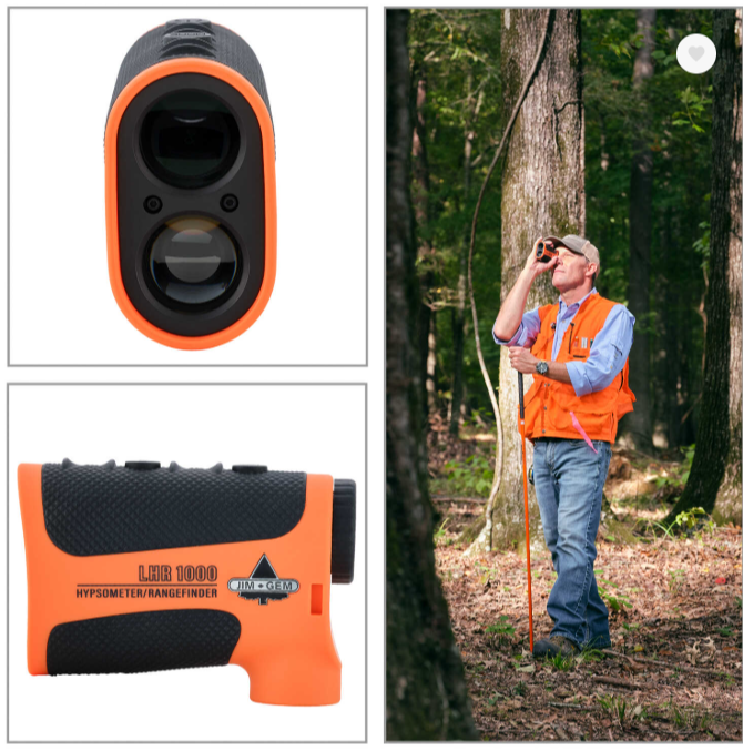 Jim-Gem® LHR 1000 Hypsometer/Rangefinder 147