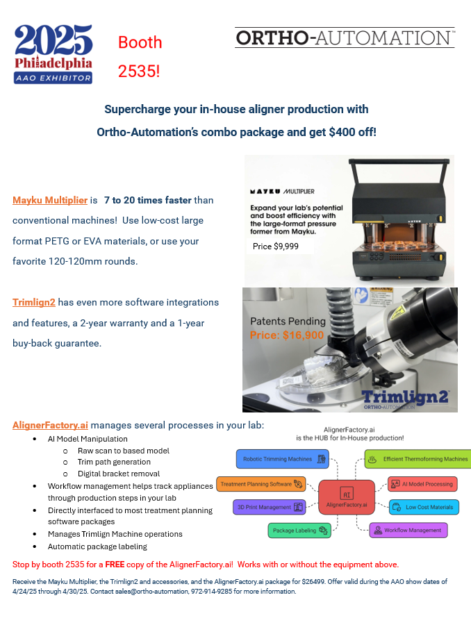 Ortho-Automation combo package discount 114