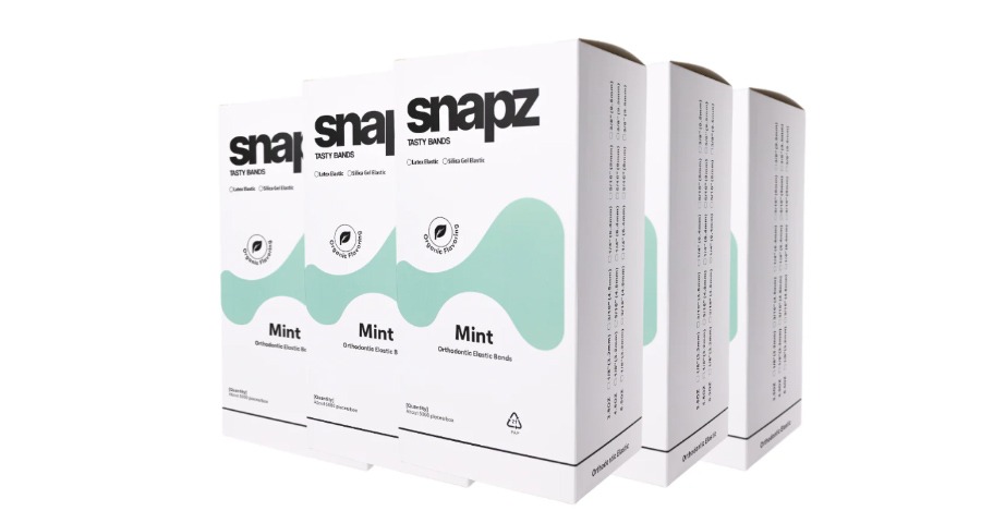Snapz Orthodontic Elastics - Complete Size Set (5 POP Boxes, 25,000 Bands) 91
