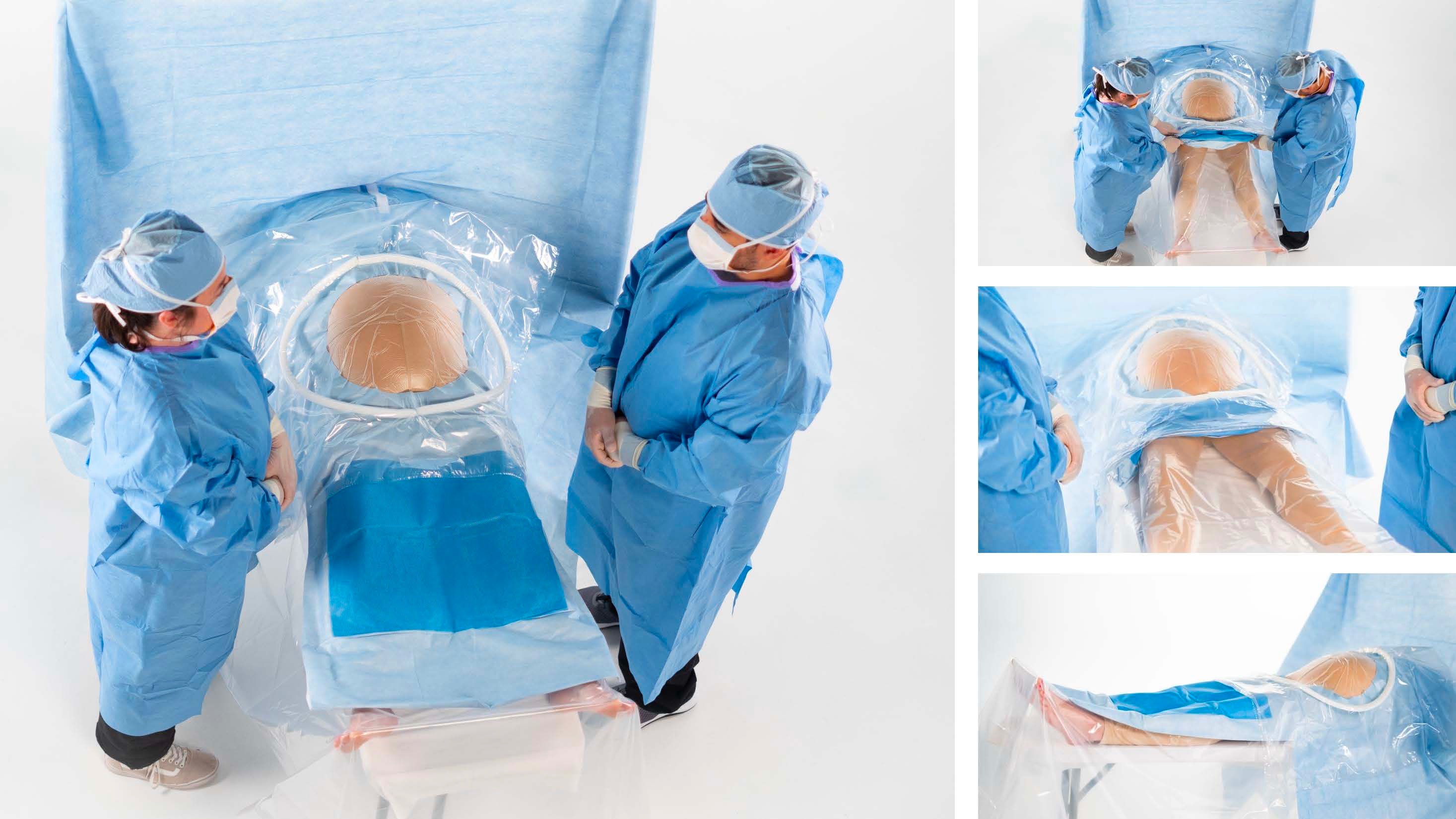 Hemorrhage View C-section Drape 71