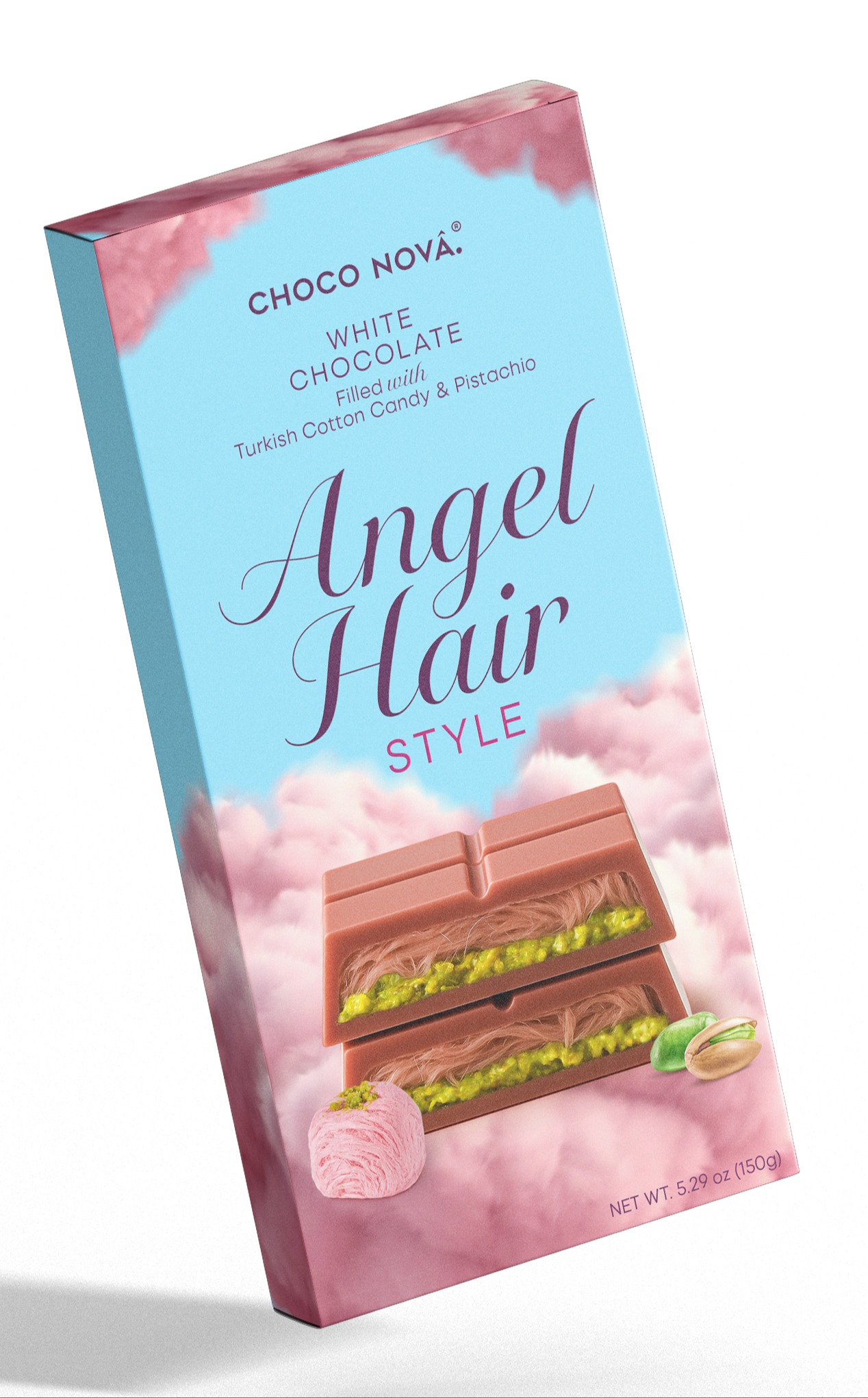 Choco Nova Angel Hair White Chocolate Dubai Style 1361