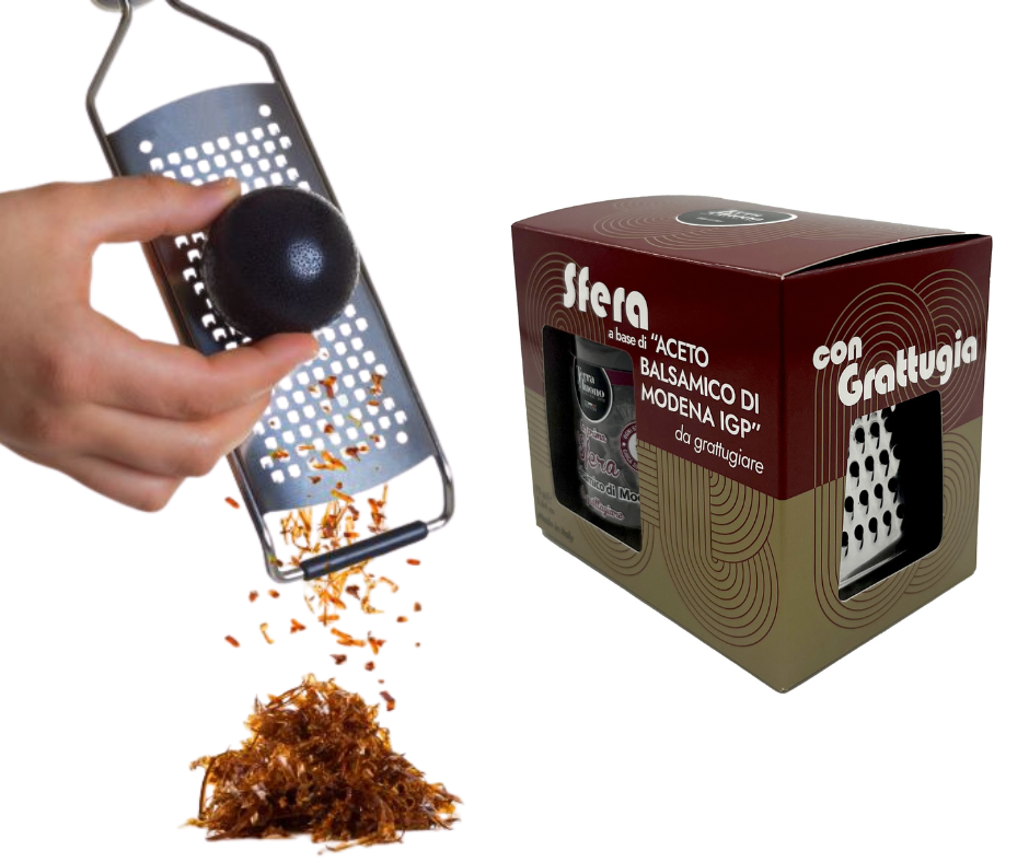 Sphere With Balsamic Vinegar to grate 188