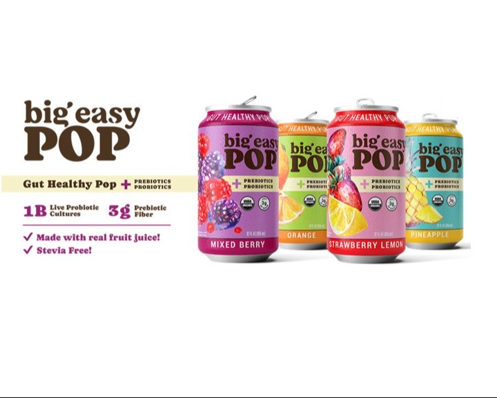 Big Easy Pop: A functional  better-for-you soda 722
