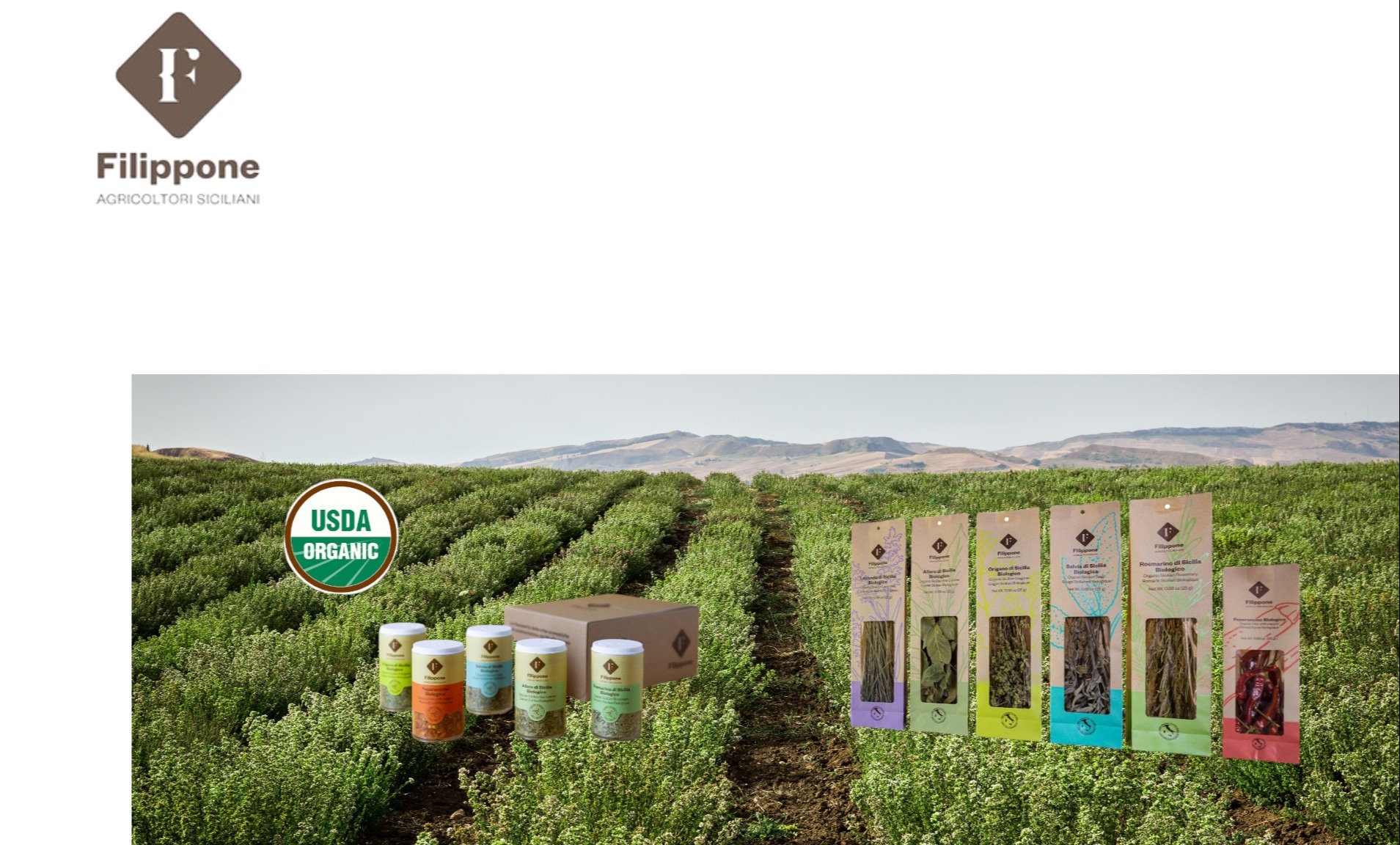 Organic Sicilian Herbs - Spices 831