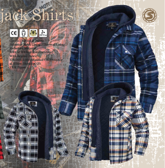 Mens Motorbike Lumberjack Shirts 493