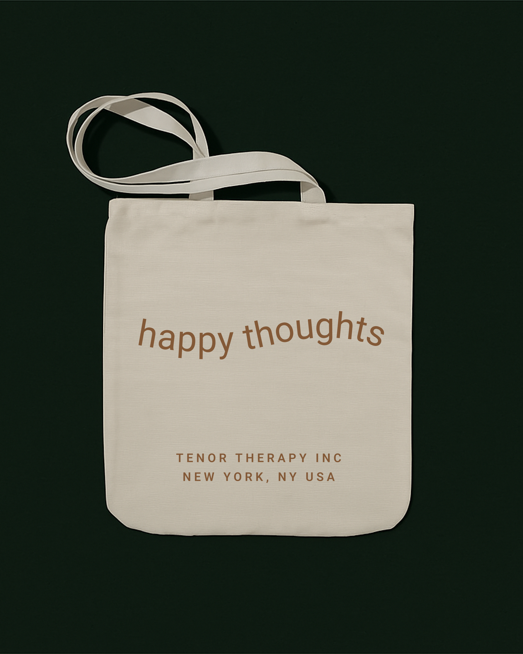 Happy thoughts tote bag 116