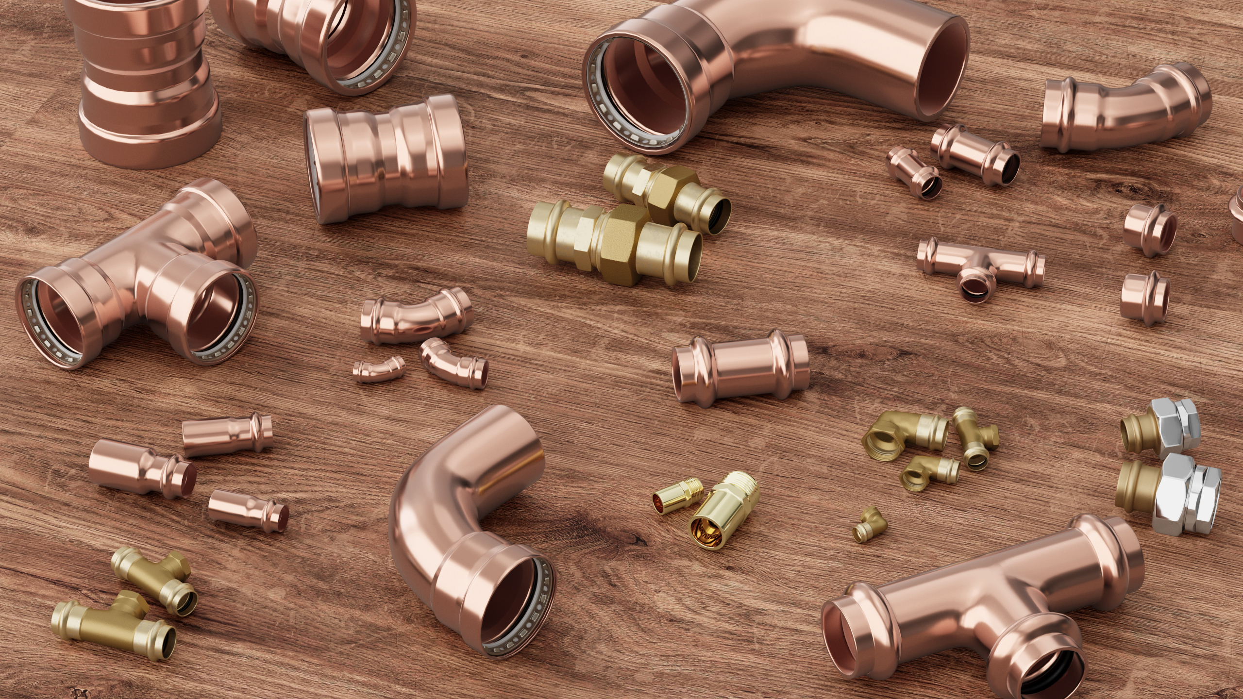 Commercial Copper Press Fittings 58