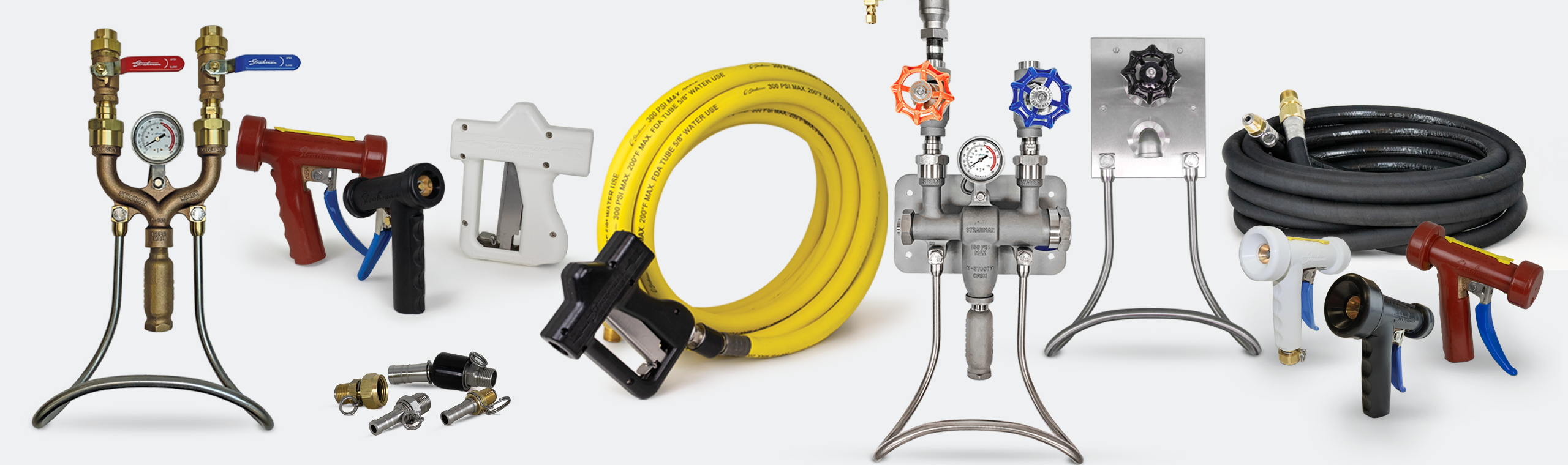 Strahman Hose Stations, Hoses, & Spray Nozzles 65