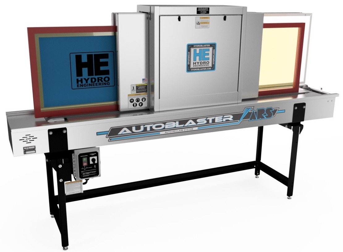 Autoblaster, automatic screen reclaiming system 27