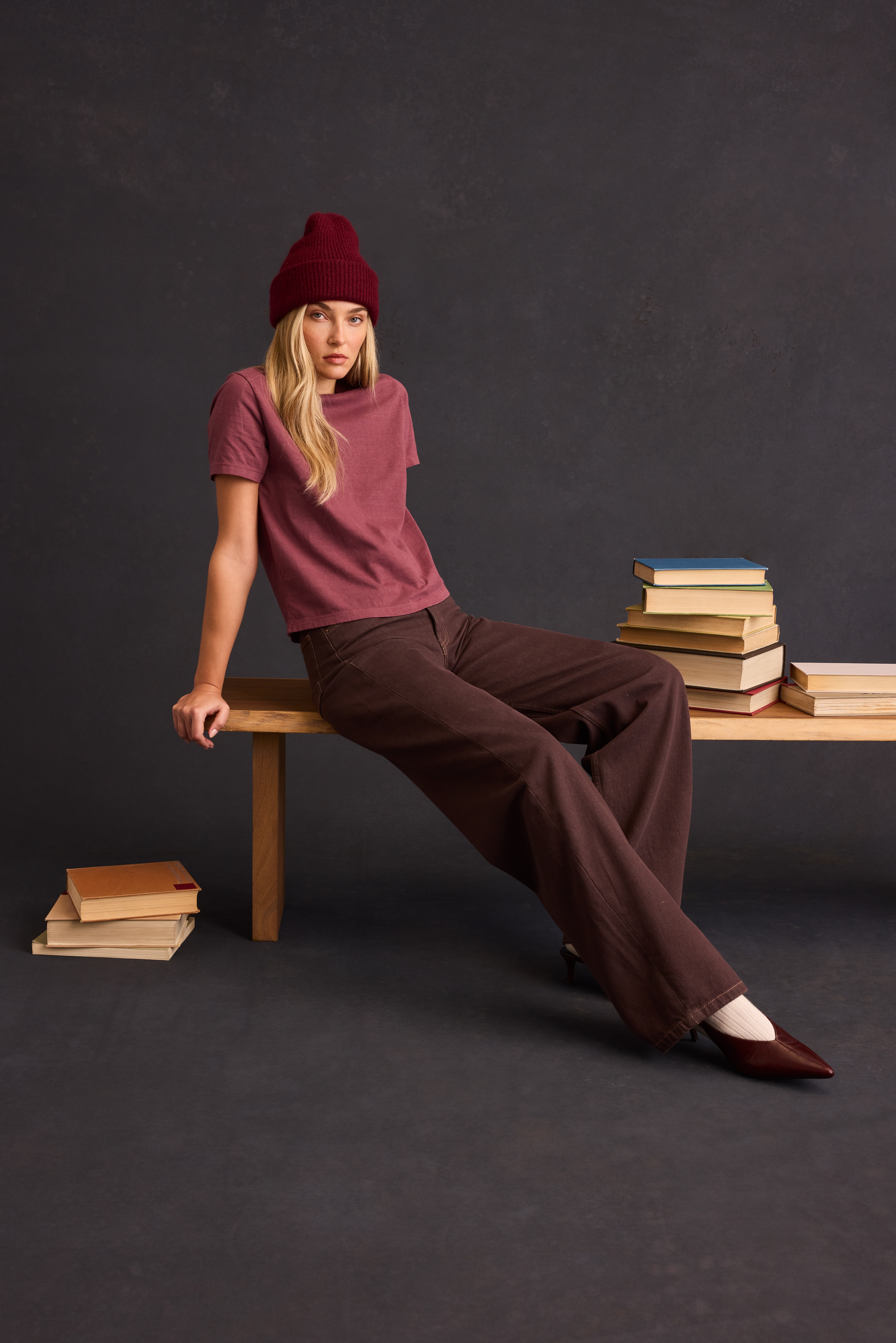 6110GD Women's Heavyweight Garment Dye Tee 41