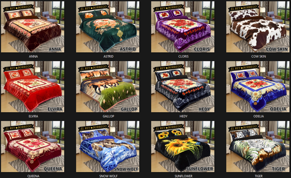 EL REY HEAVY 3PCS BORREGO COMFORTER 451
