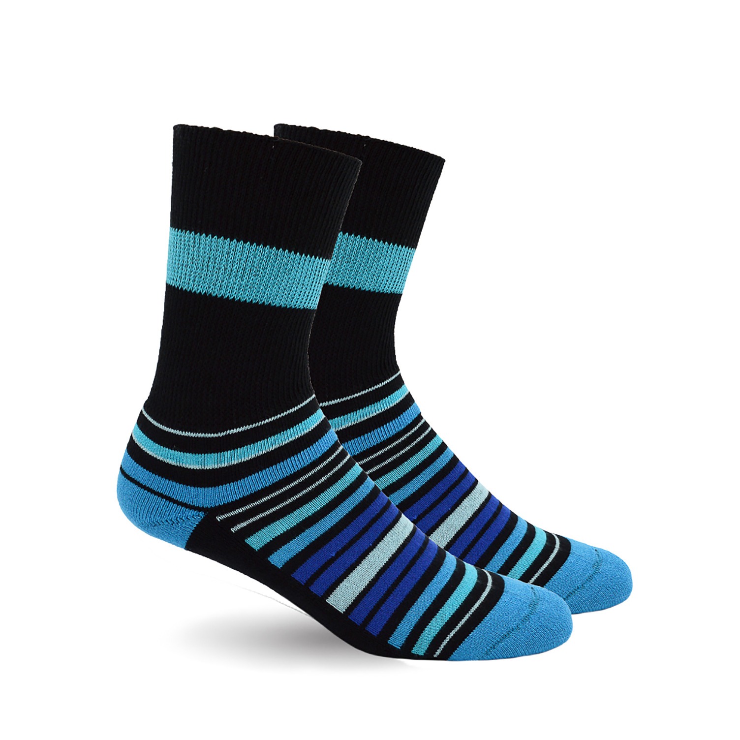 Diabetic Socks - Blue Stripes 926