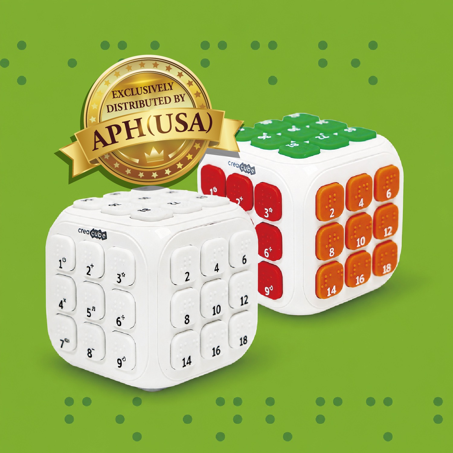 [Creacube] Braille Cube 1248