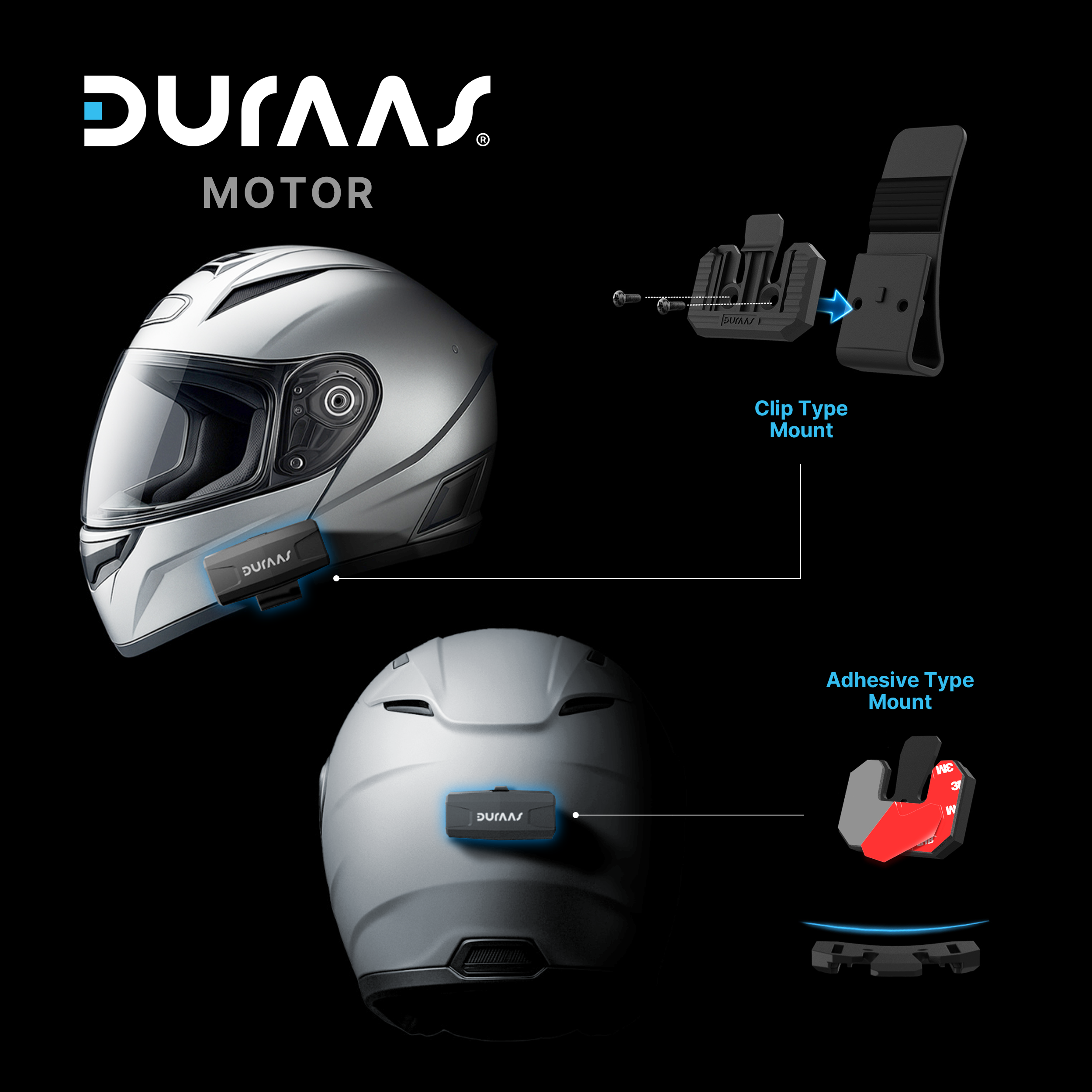 DURAAS MOTOR – Motorcycle Helmet Power Solution 1272