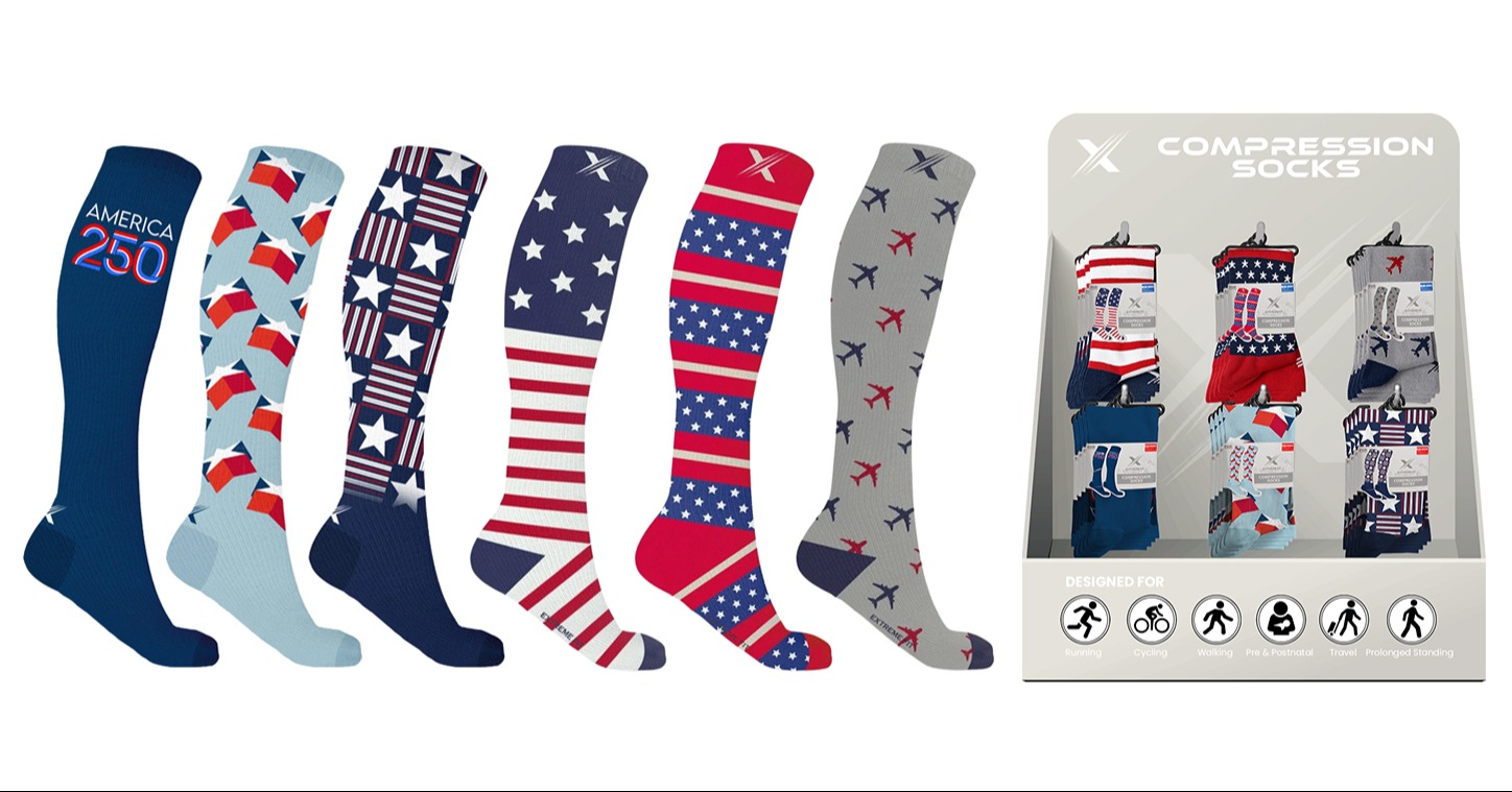Patriotic Collection Compression Socks – American Style & Everyday Support 2200