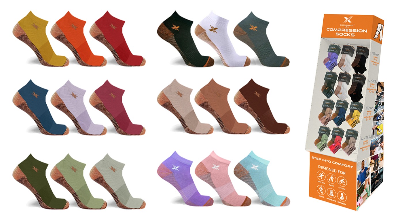Copper-Infused Ankle Socks – Everyday Comfort & Targeted Support 2205
