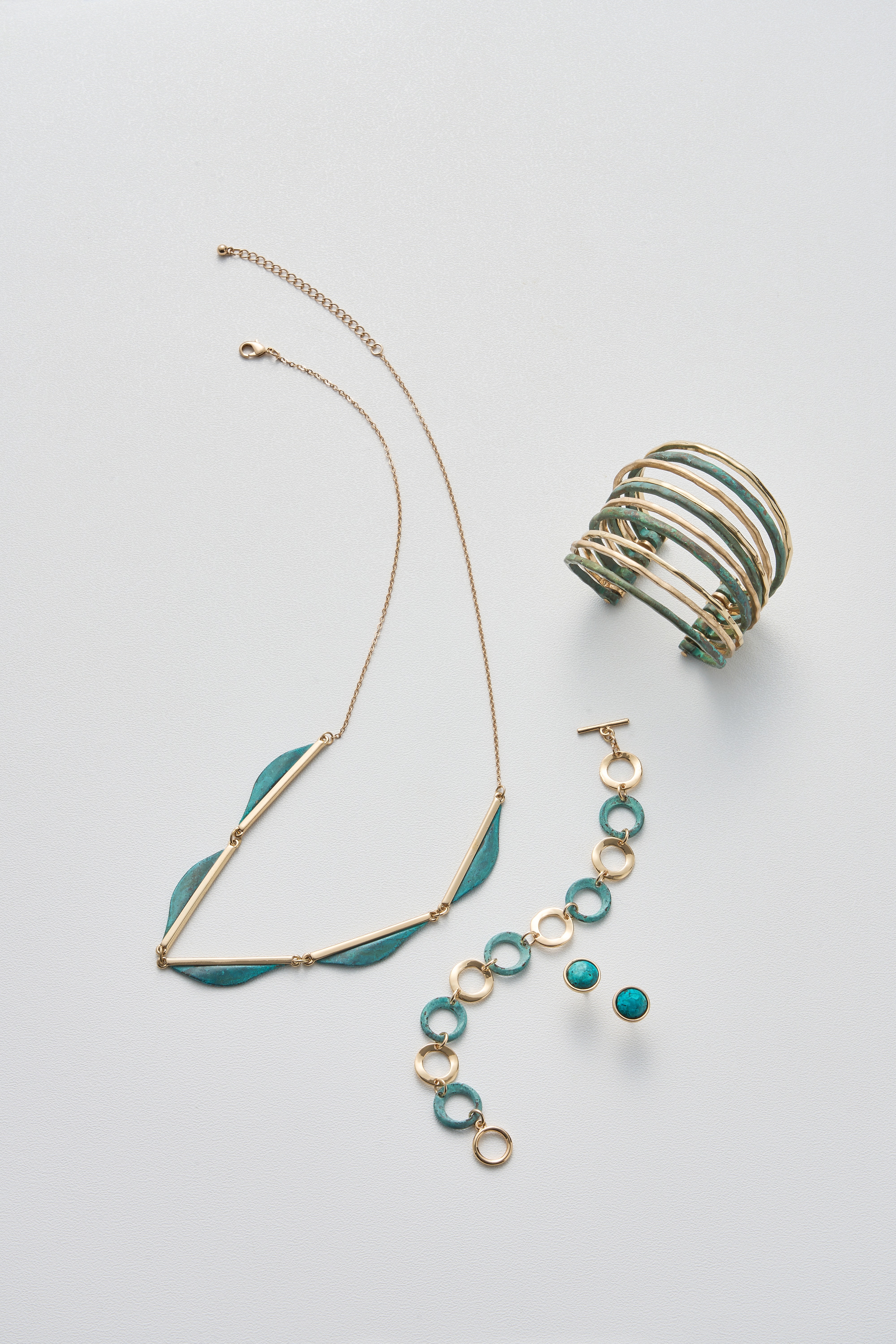 Patina Finish Jewelry Set 250