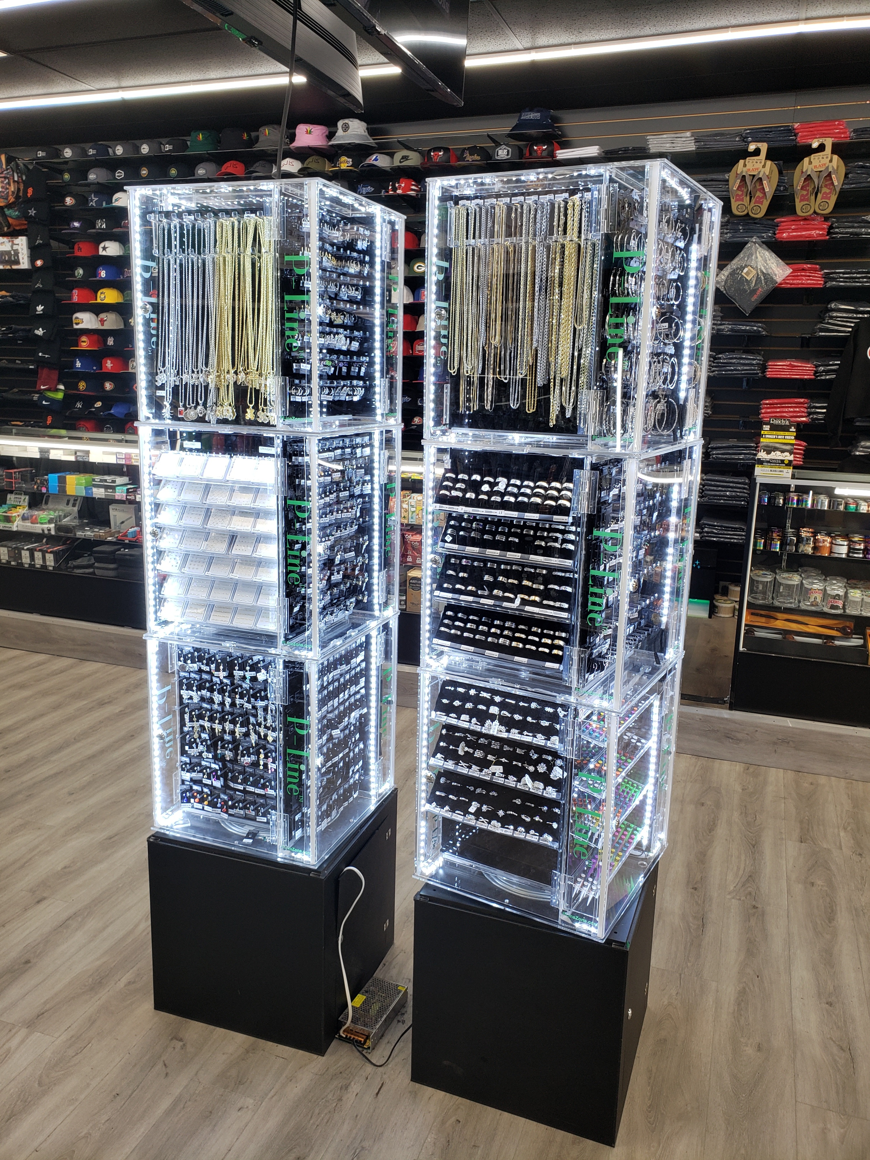 PL310 is Here!  The Super Bright LED lit up Fashion Jewelry Display Tower by PLine Zone! 34
