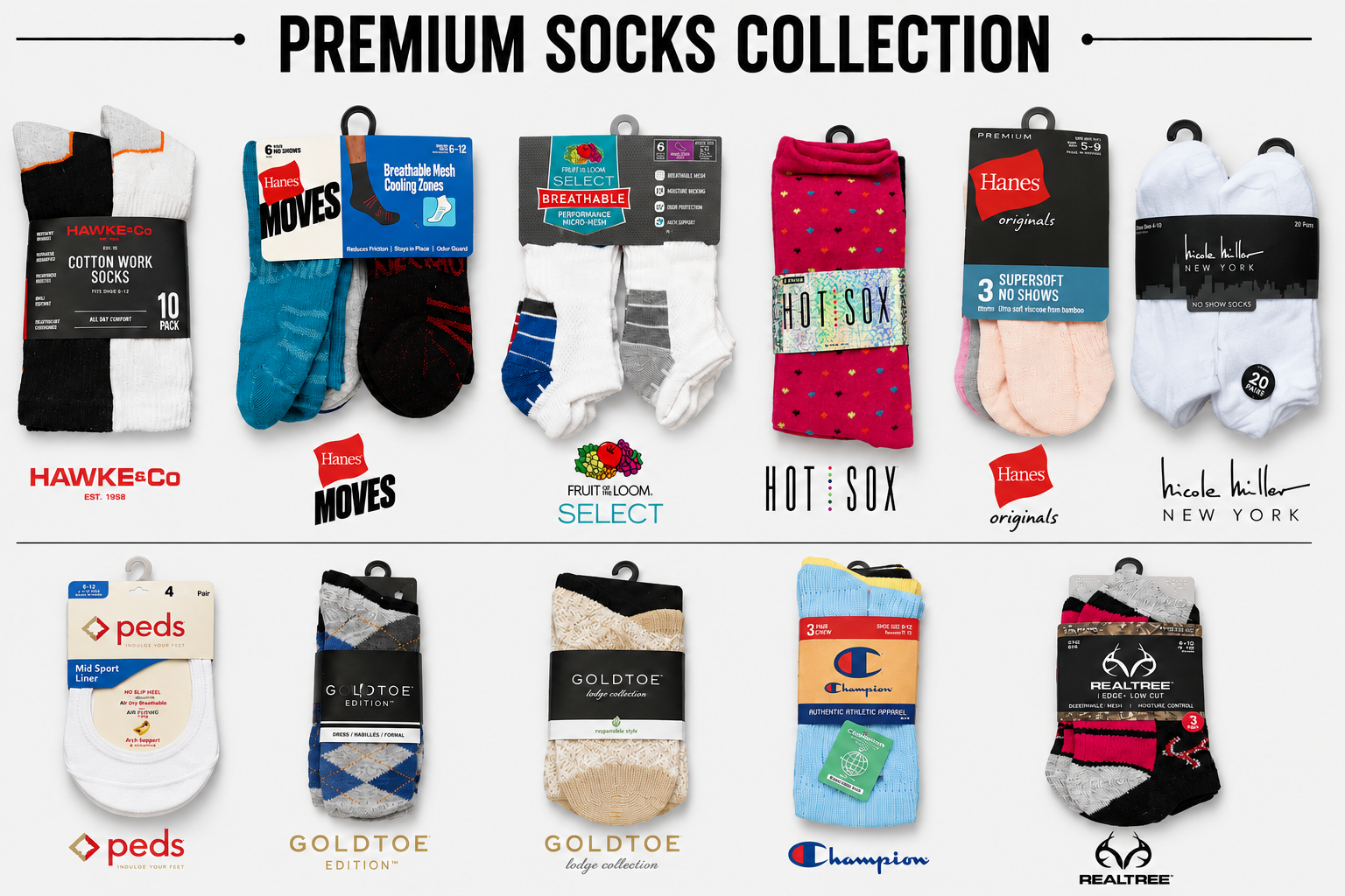 Brand Name Socks 371