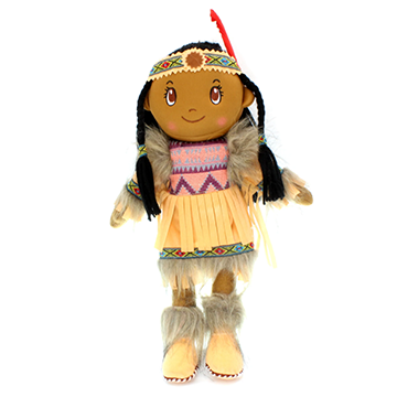 NIZHONI, 14" L CLOTH DOLL DF14003 548