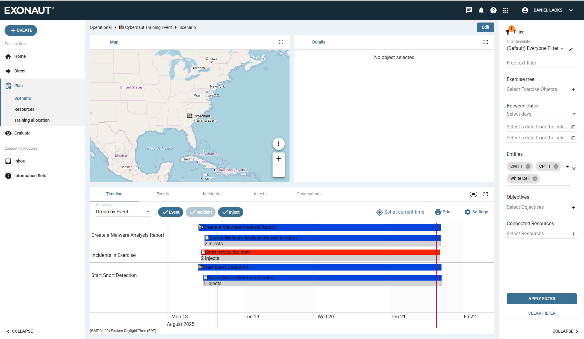 TSI AgileWARE® EXONAUT Cyber Exercise Manager 175