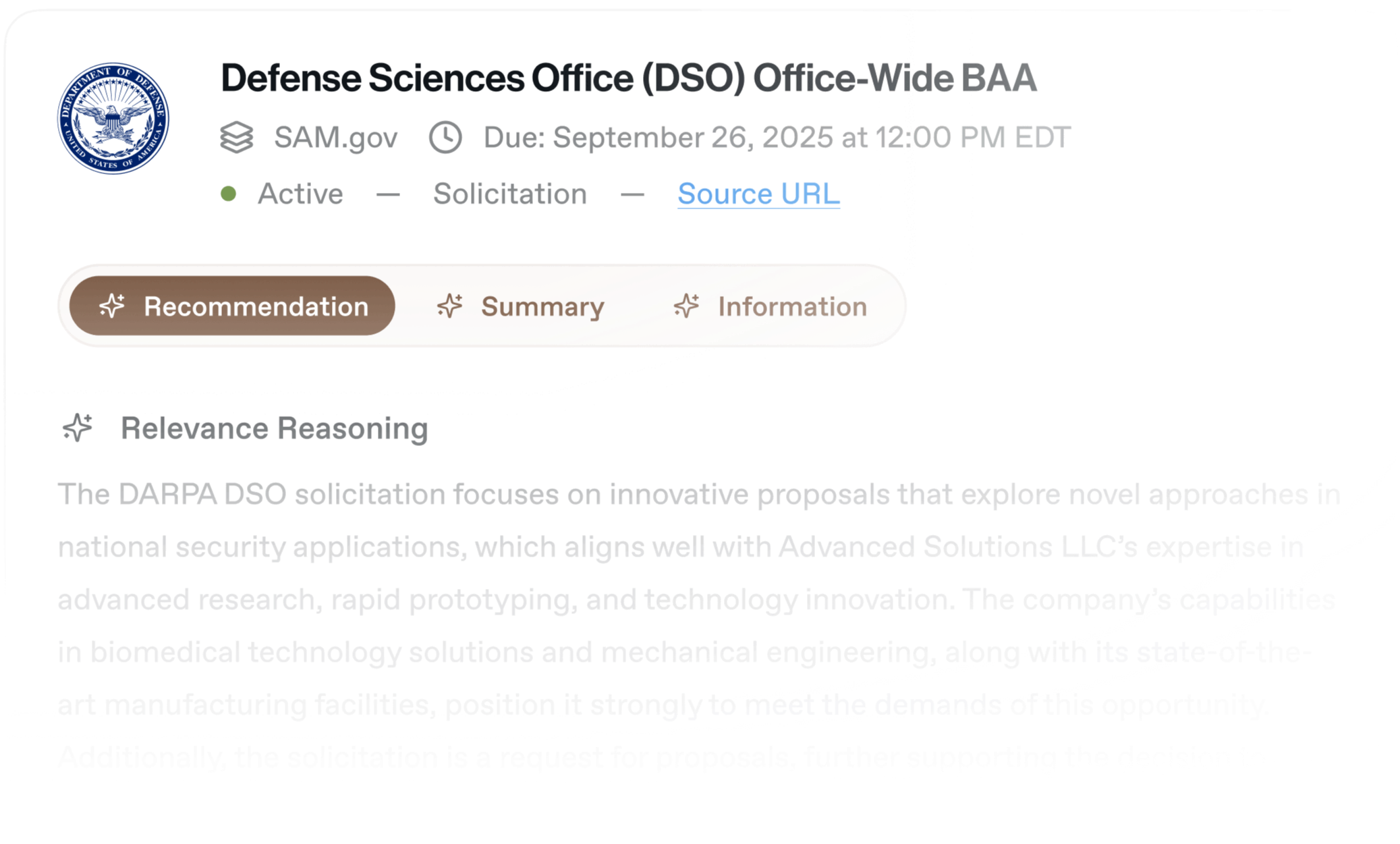 AI-Driven Opportunity Tracking - GovSignals 190