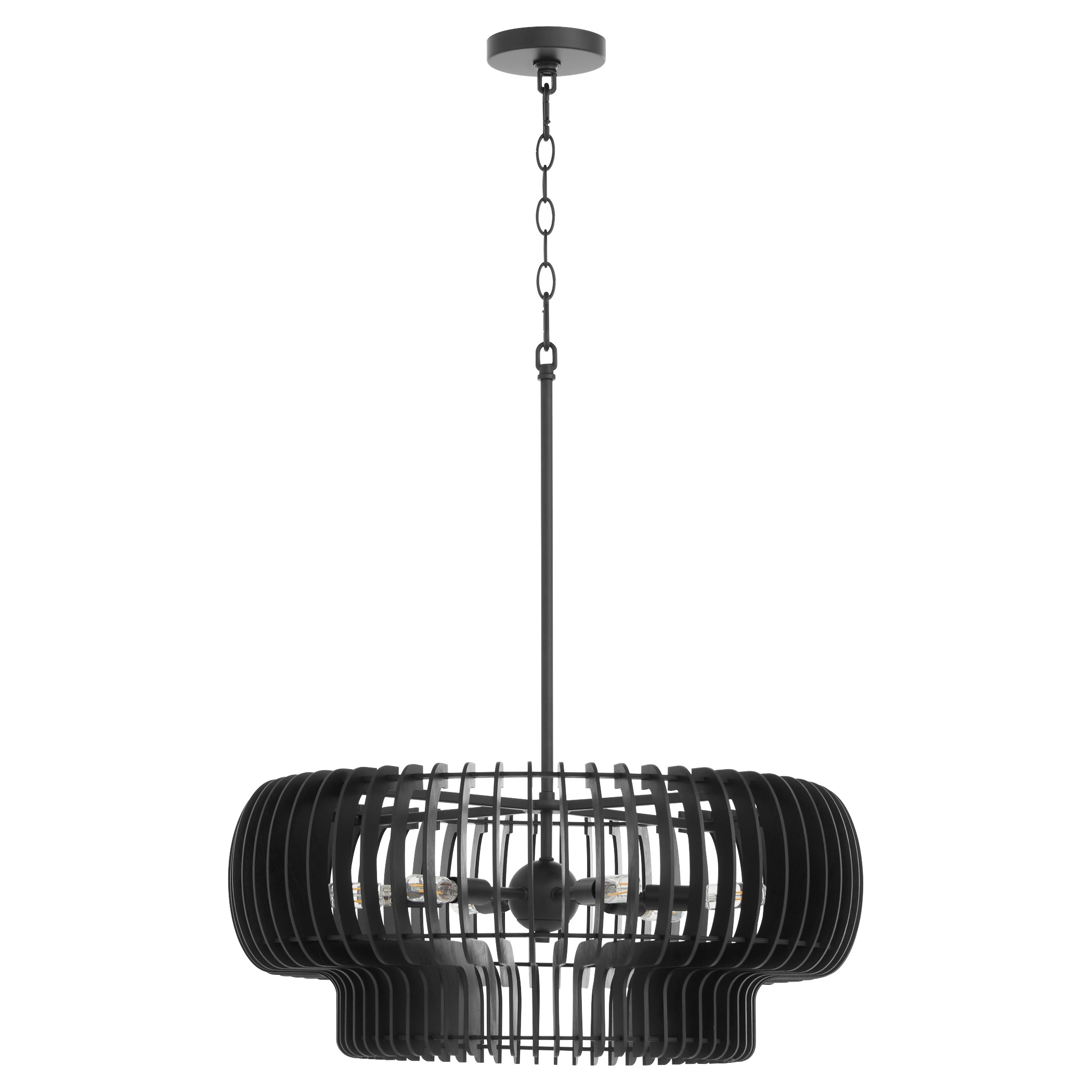 HARRELSON 6-Light Pendant - Matte Black 527