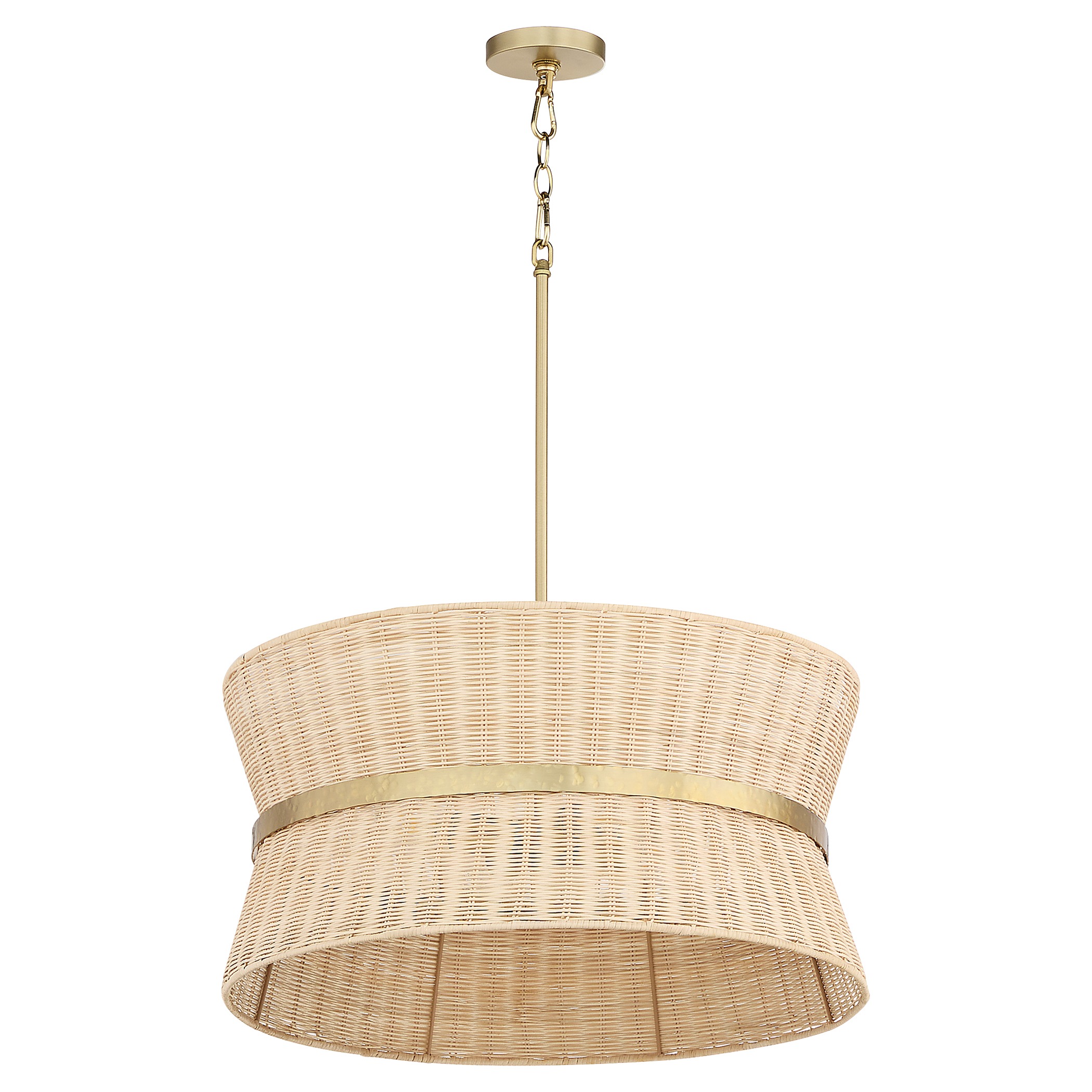 FAIRVIEW 4 Light Pendant - Brushed Brass 528