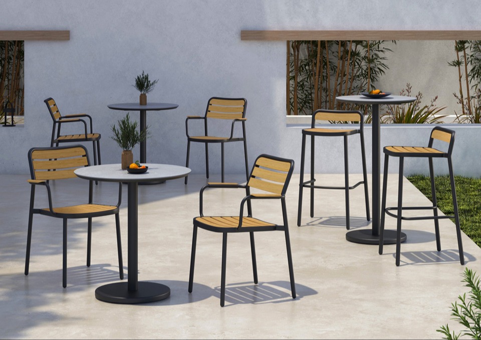 Greenington Capri Outdoor Bamboo Dining 99