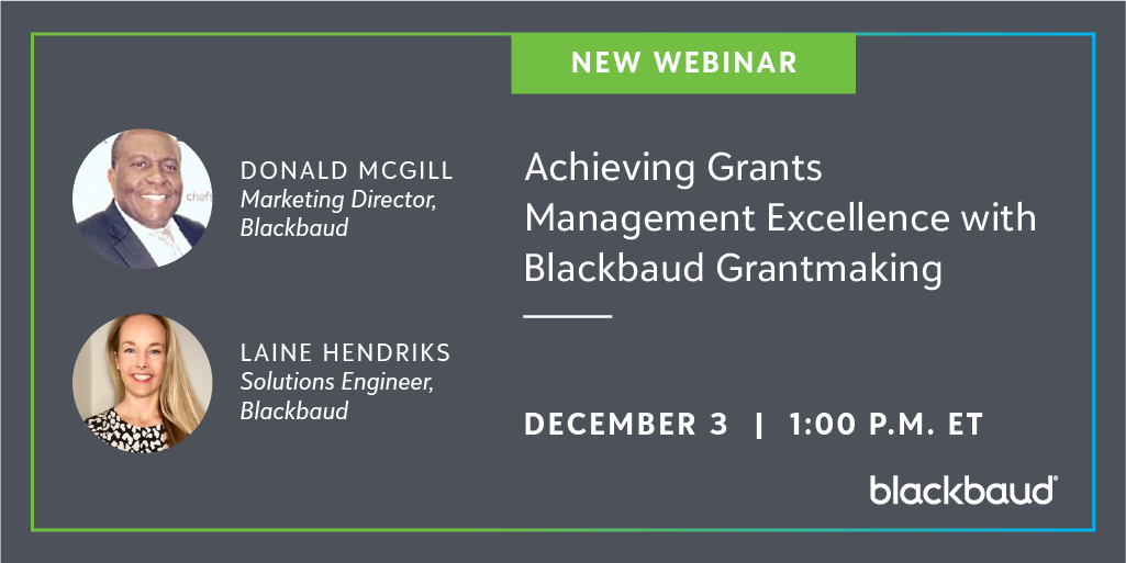 REGISTER TODAY For: Achieving Grants Management Excellence With ...