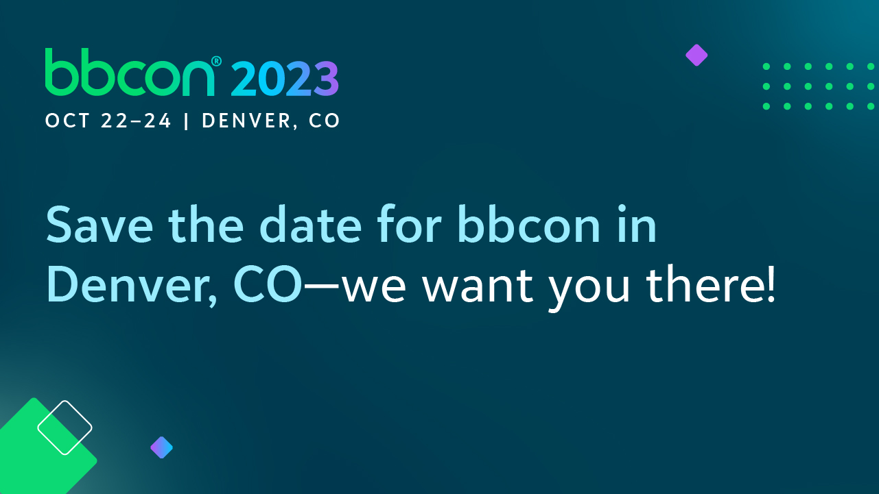 Save the Date for bbcon LIVE in Denver! Blackbaud Community