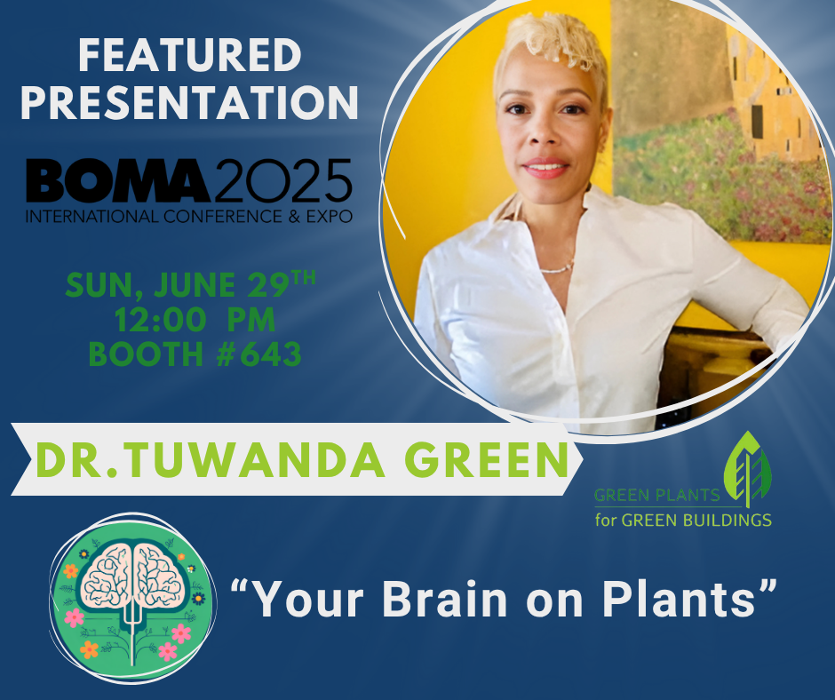 Announcing Featured Presentation By Dr. Tuwanda Green 199