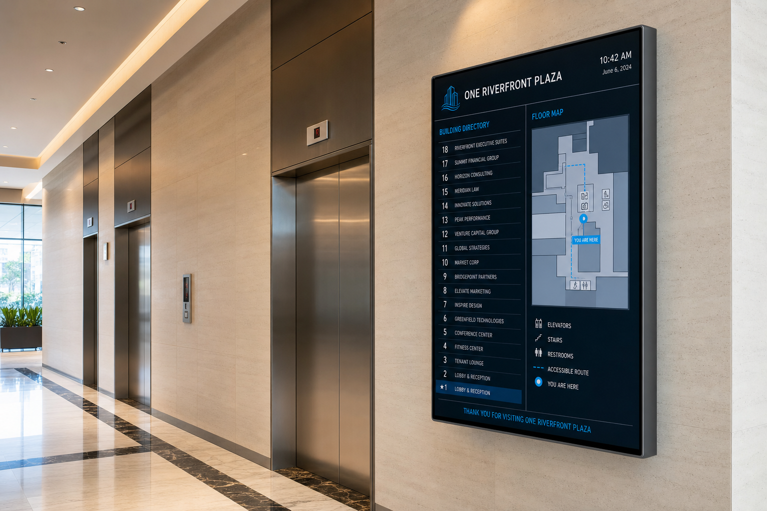 ADA-Compliant Digital Wayfinding Systems for Comme 267