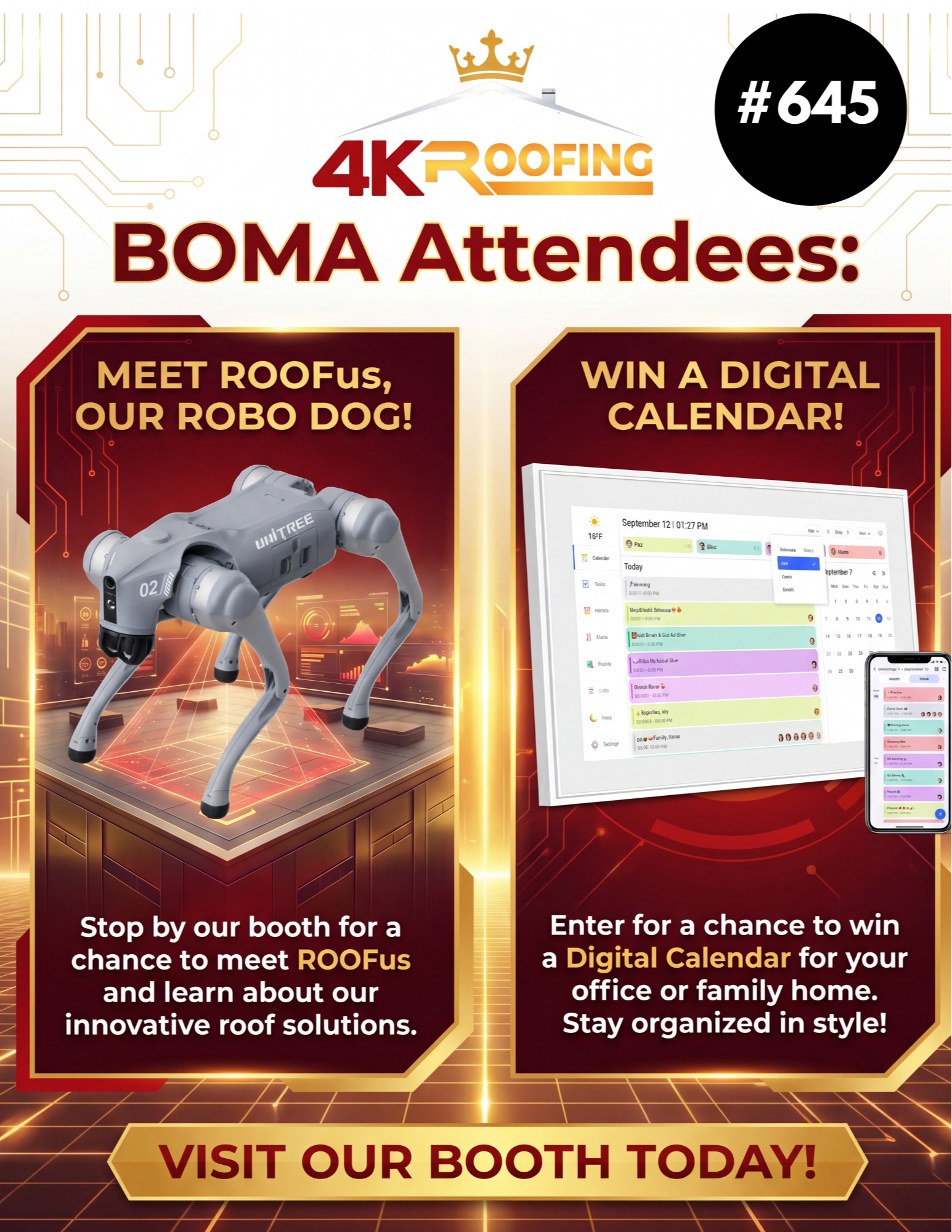 Meet Robo dog - Roofus! Booth #645 282