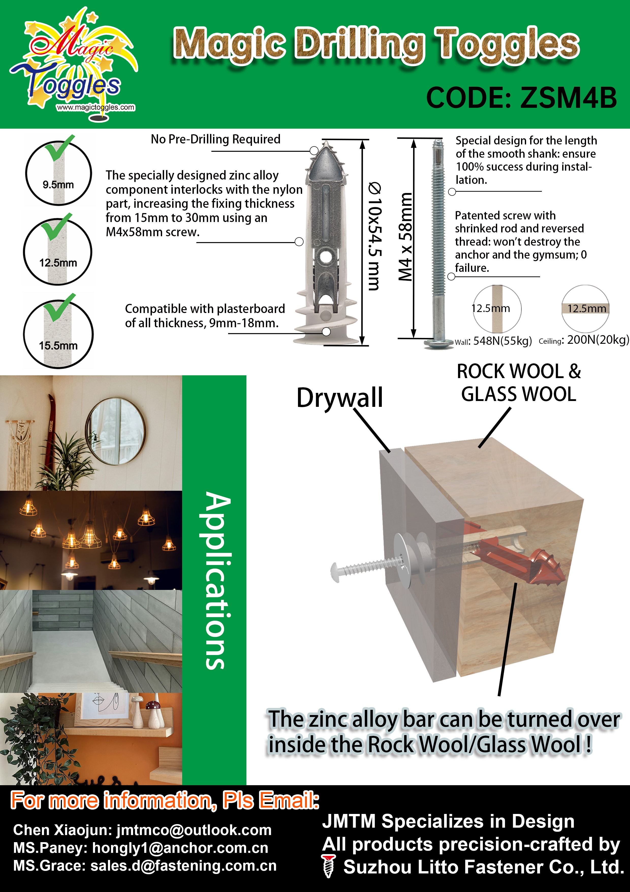 Magic Self-Drilling Toggle - ZSM4B 29