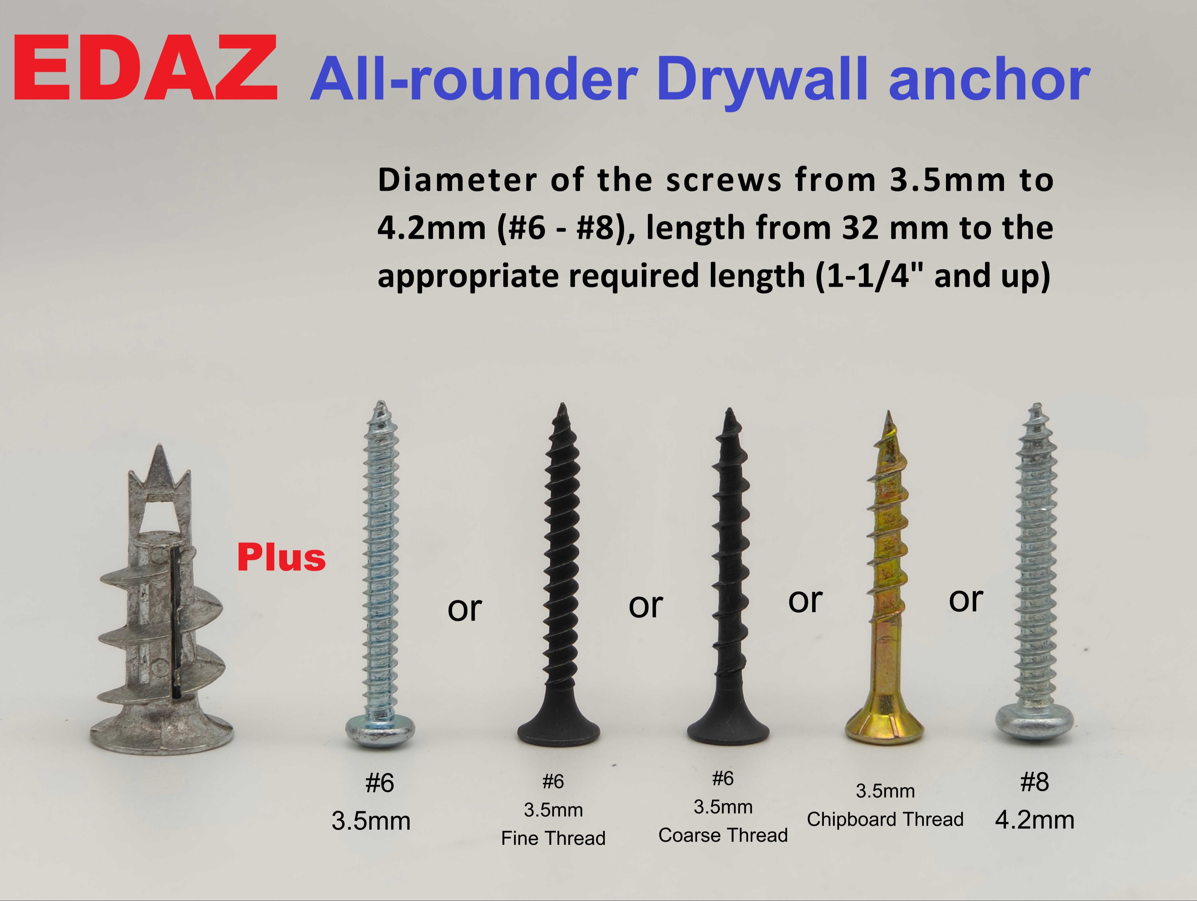 Plasterboard Anchor - EDAZ 34