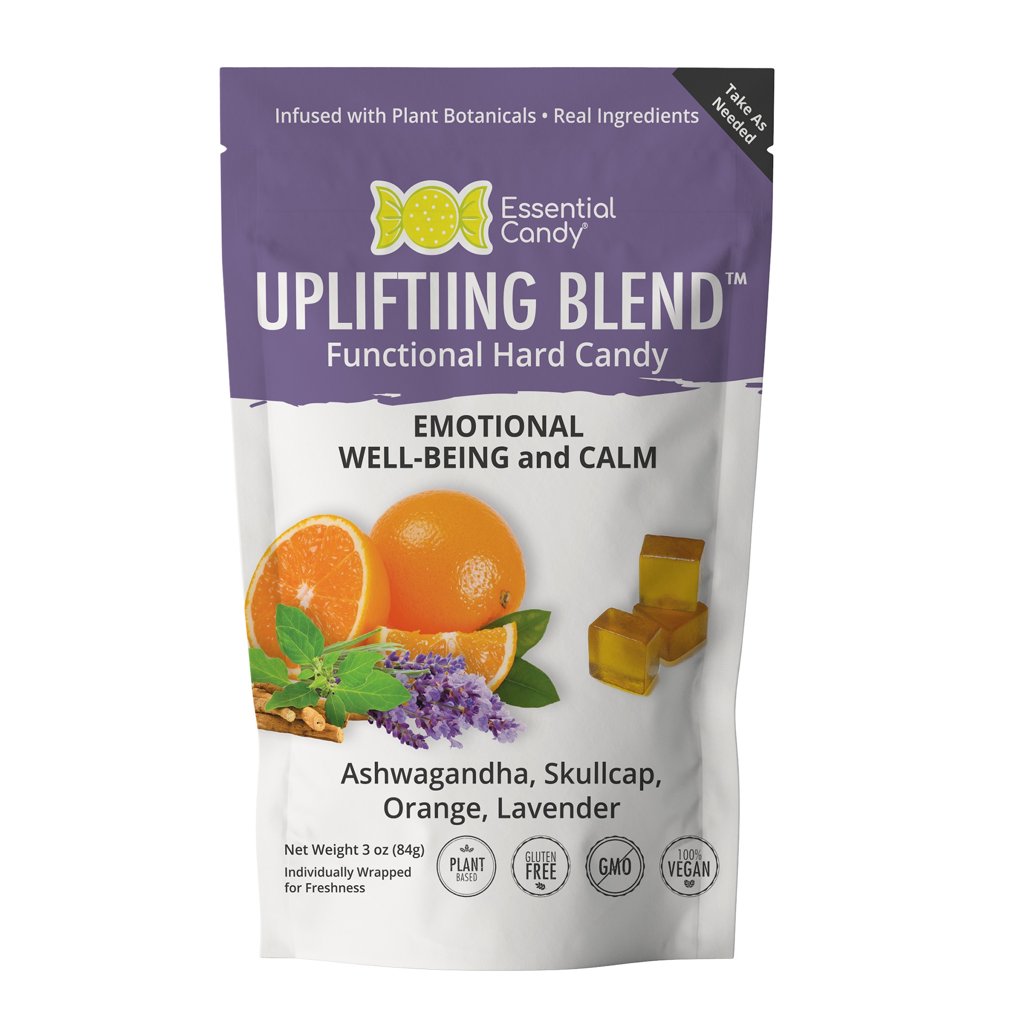 Uplifting Blend Mood Balance Organic Hard Candy 387