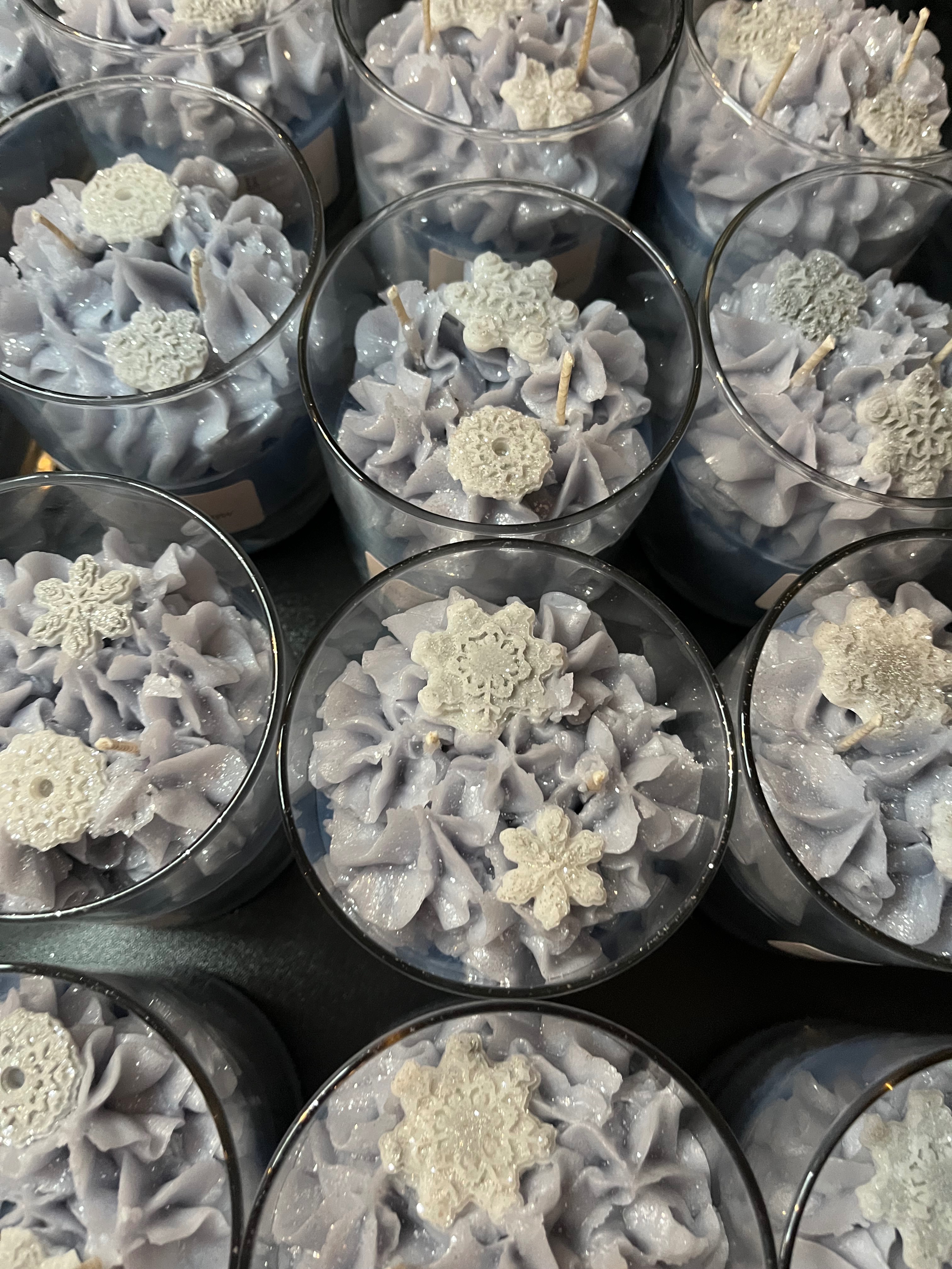 Silver Lanes Aglow Candle 394