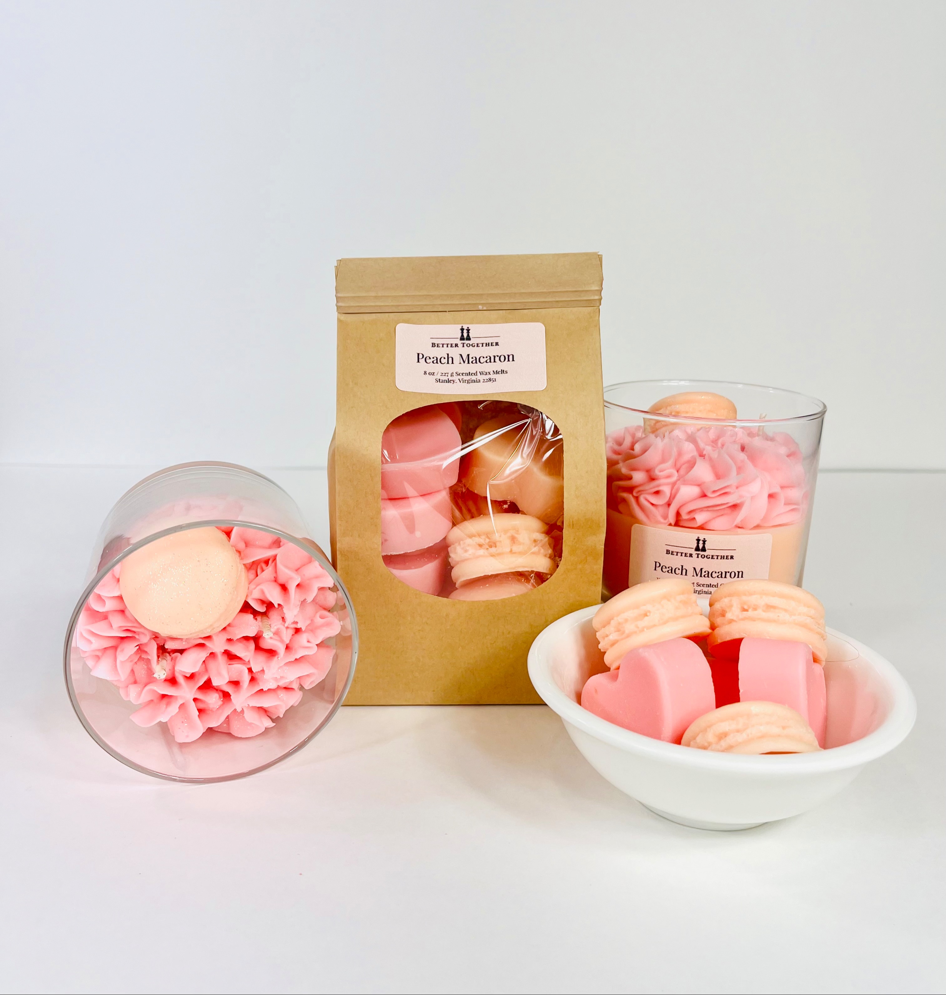 Peach Macaron 8 oz Wax Melts 395