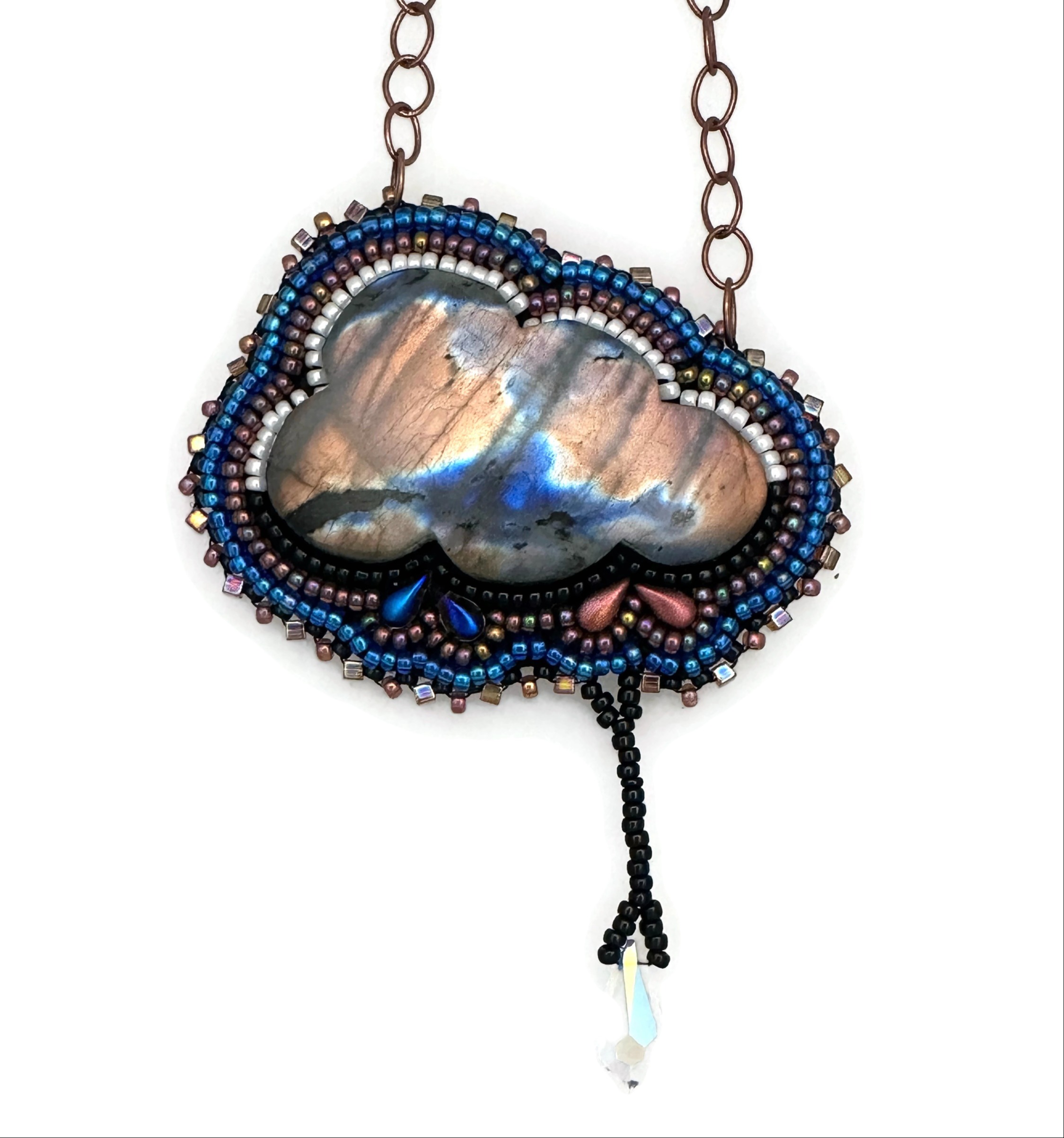 Labradorite cloud pendant 212