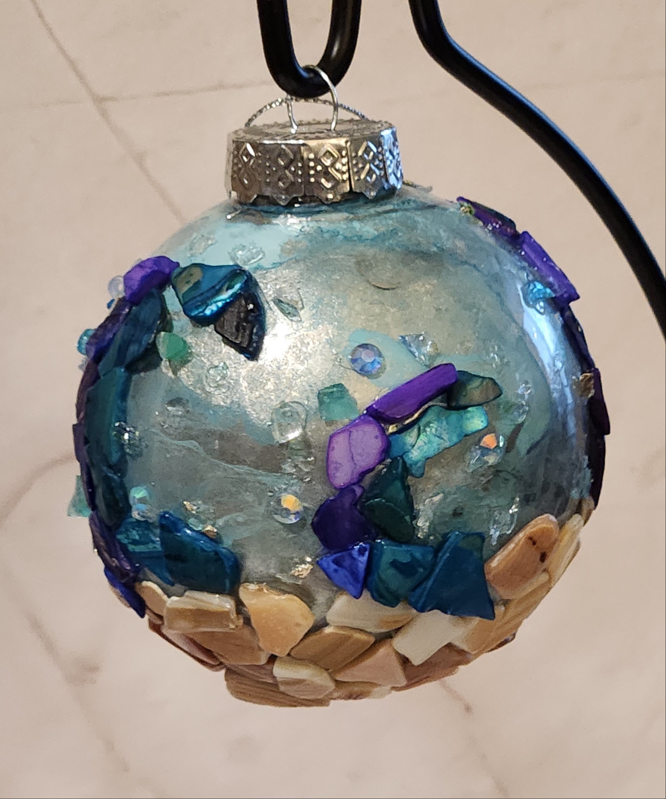 "Ocean Waves" tree ornament 228
