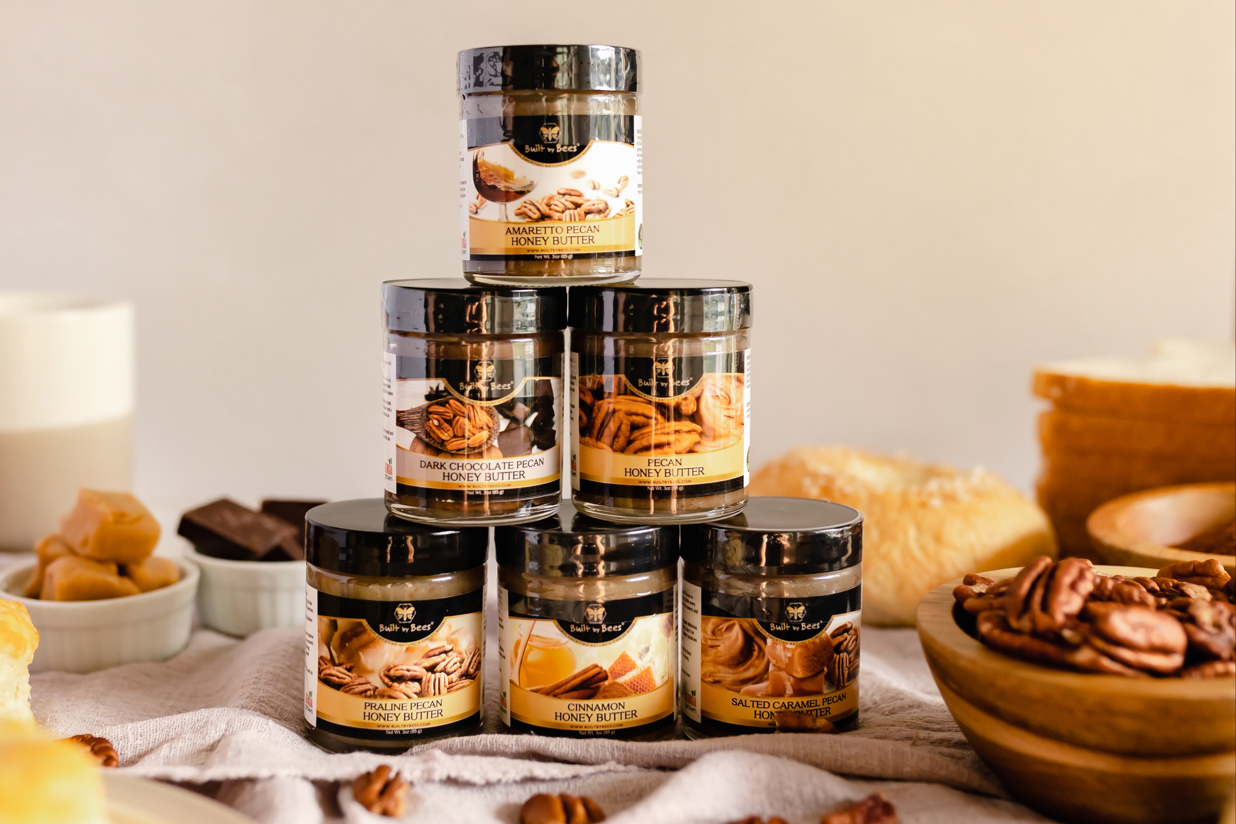 Salted Caramel Pecan Honey Butter 243