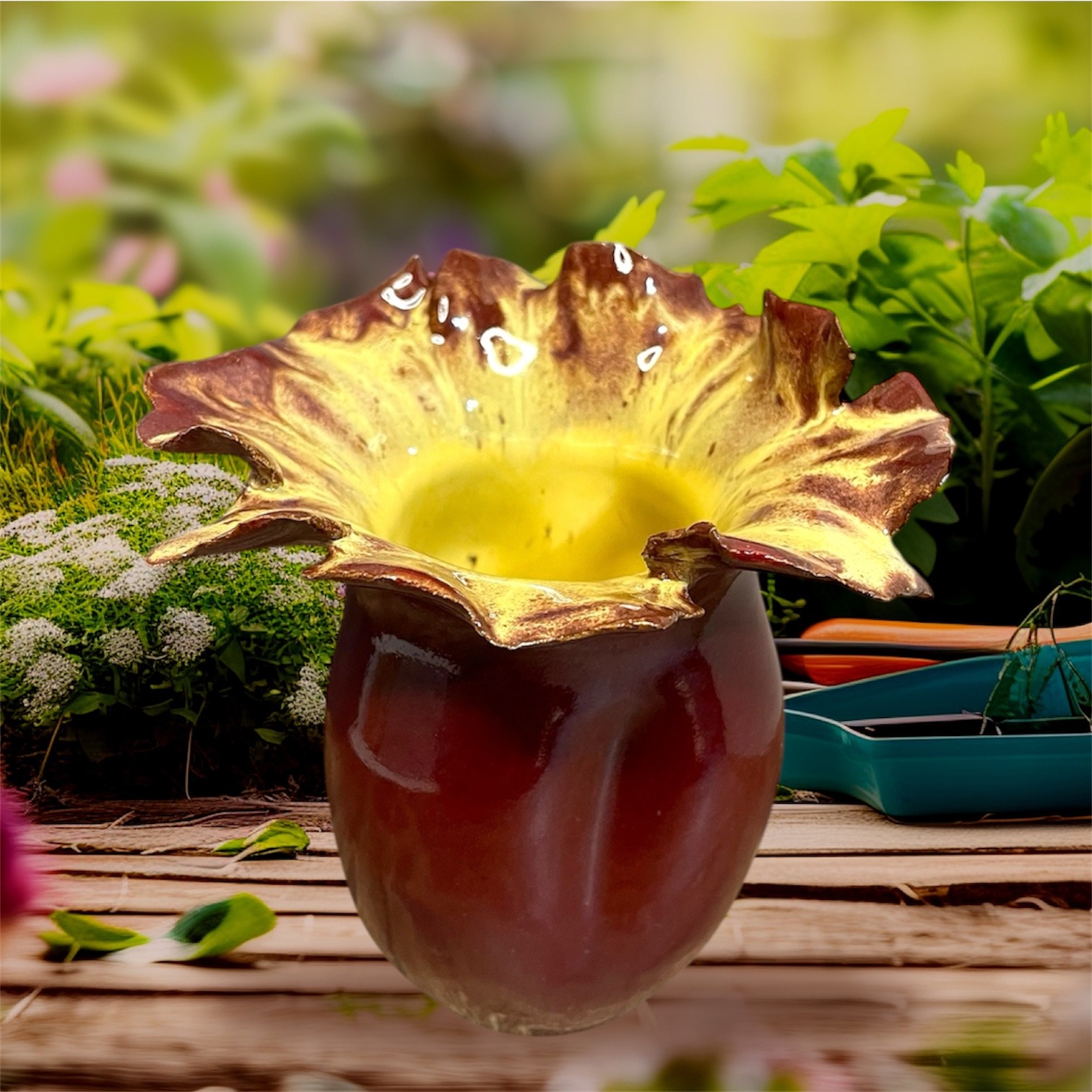 Pulled Flower Vase 148