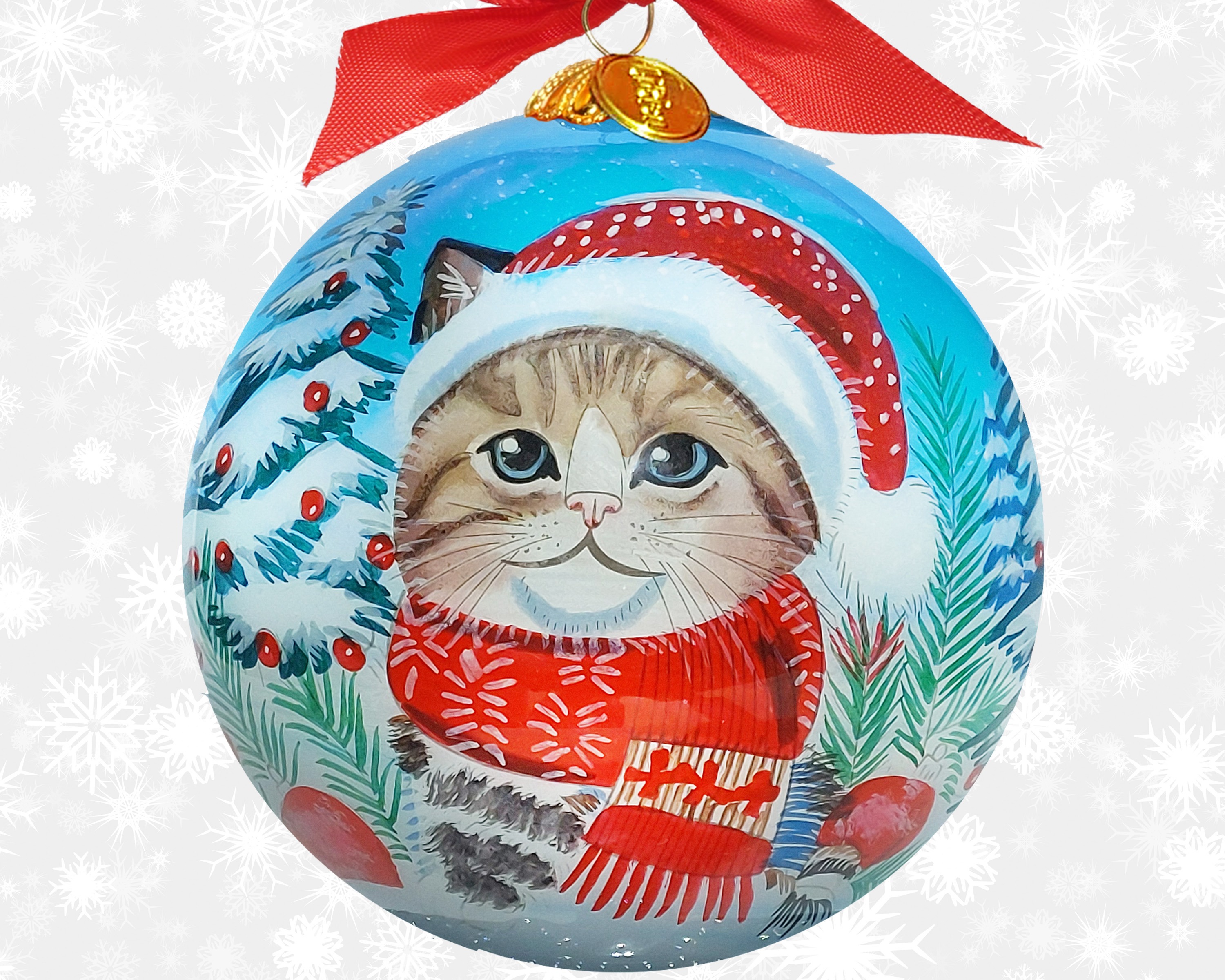 Inside Painted Art Grinch Hand Painted Ornaments 153