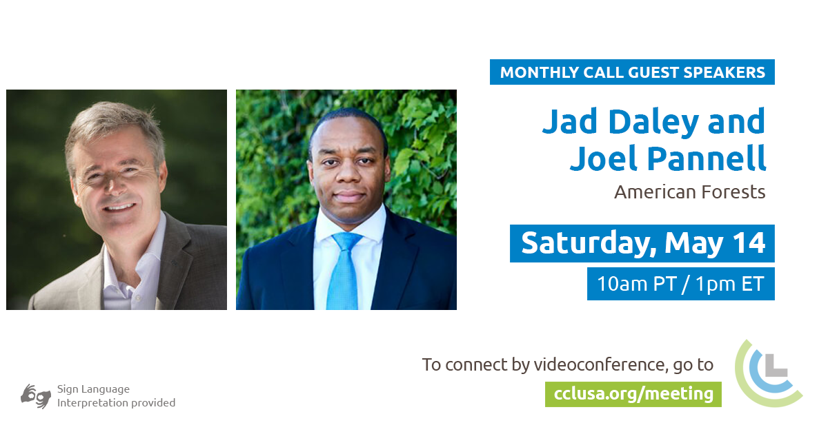 May Monthly Meeting w/ Jad Daley and Joel Pannell, American Forests 8730