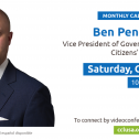 October 2023 Monthly Actions &amp; Meeting W/ Ben Pendergrass, CCL VP Gov't Affairs