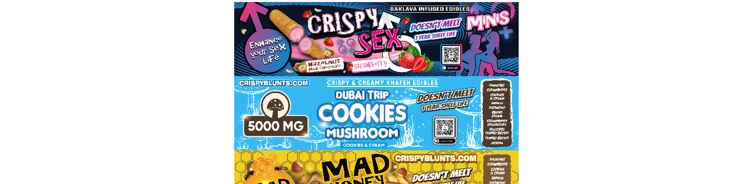 BAKLAVA CRISPY BLUNTS EDIBLES DUBAI COOKIES 214