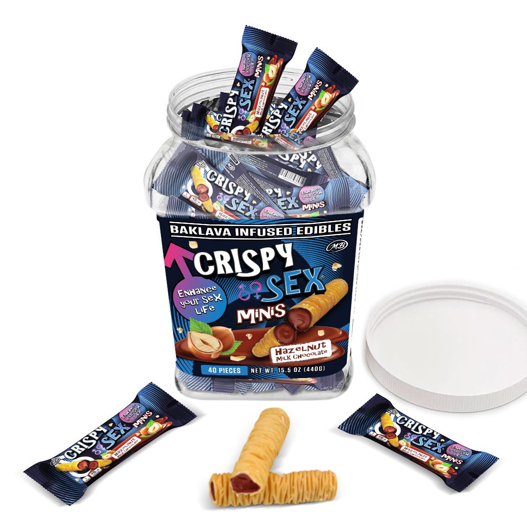 CRISPY SEX minis with Hazelnut Chocolate Cream & Strawberry Cream Crispy Phyllo Dough Enhance your Sex Life 42