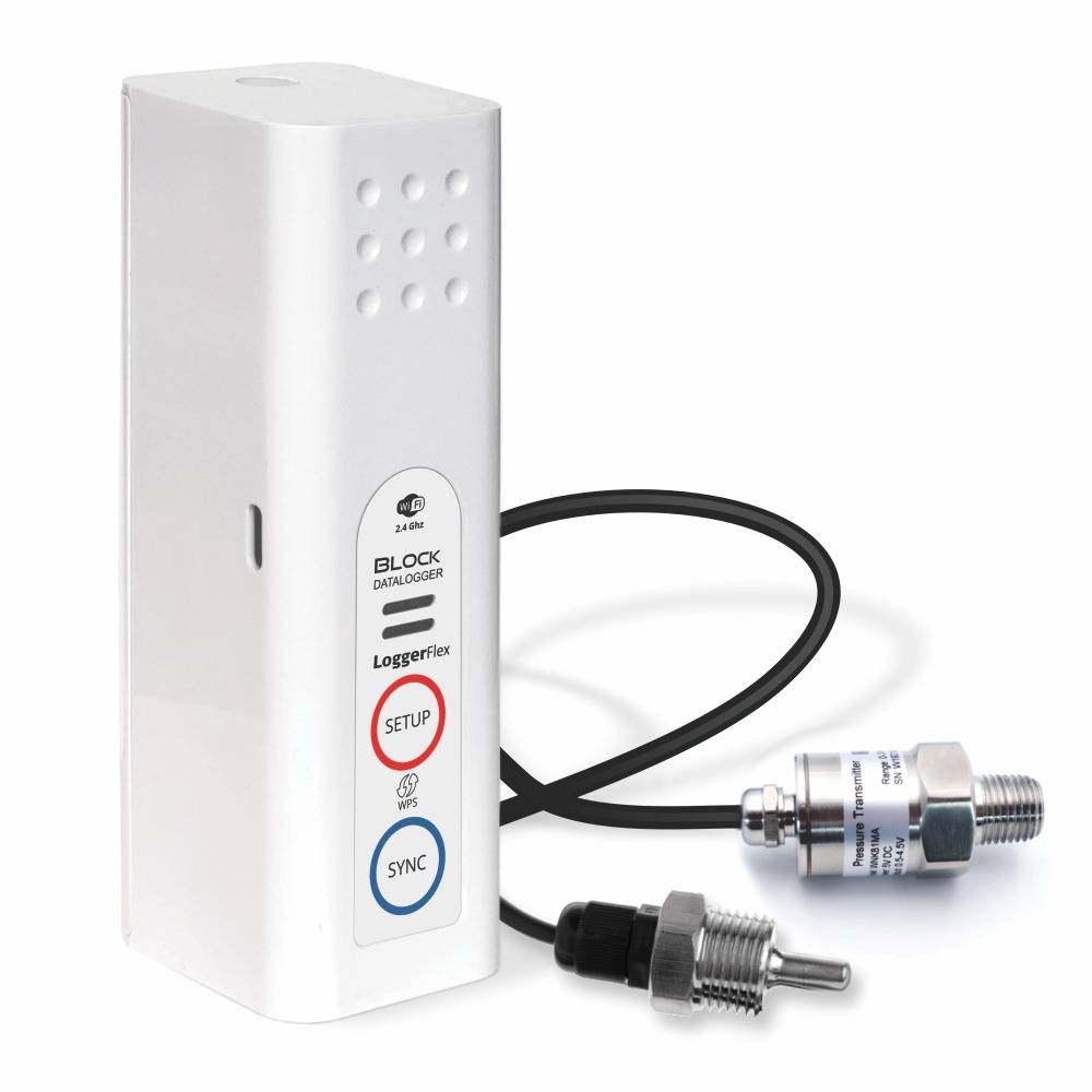 BLOCK Pressure - Pressure & Temperature Datalogger 136